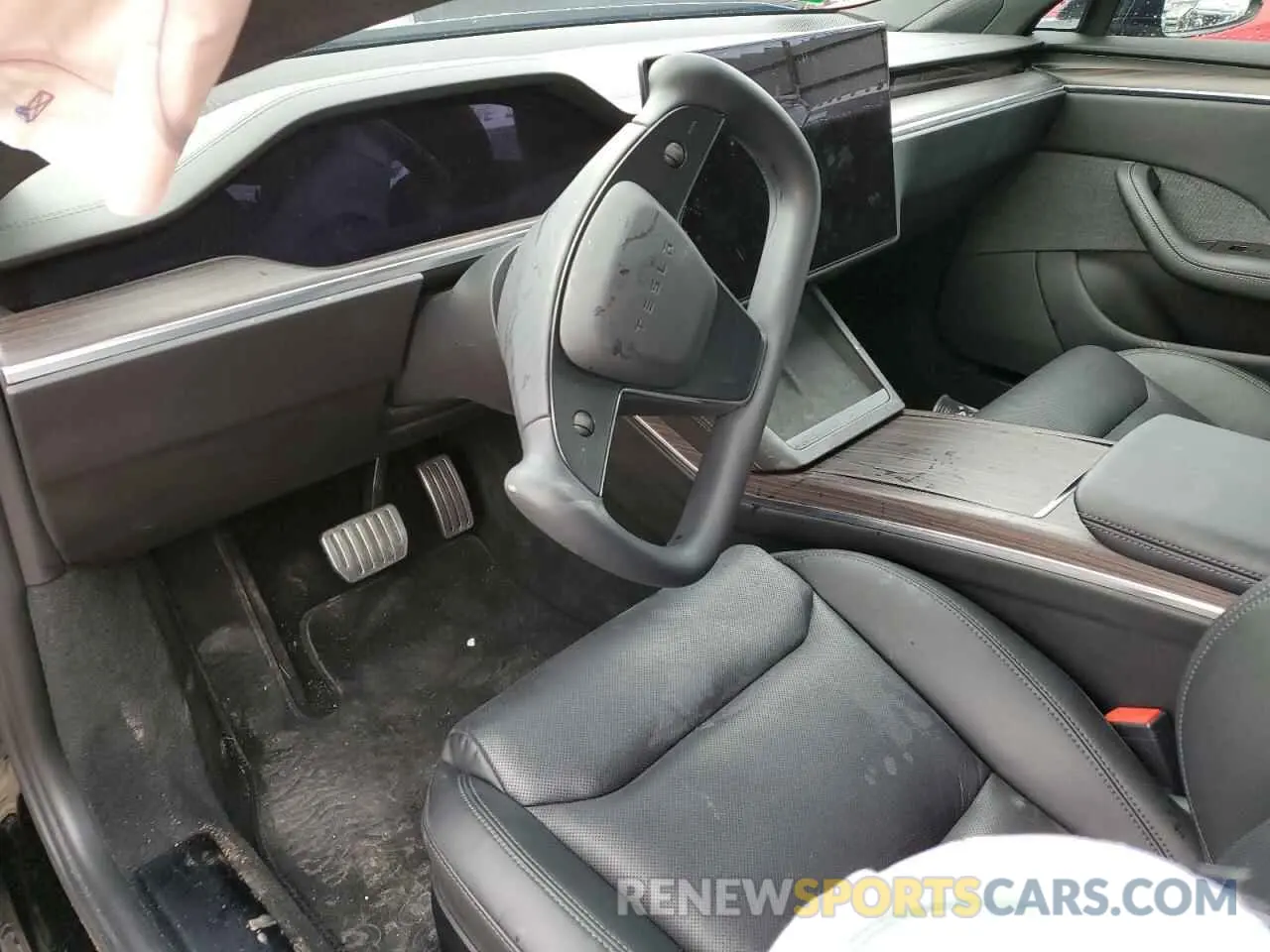 8 Фотография поврежденного автомобиля 5YJSA1E58NF488719 TESLA MODEL S 2022