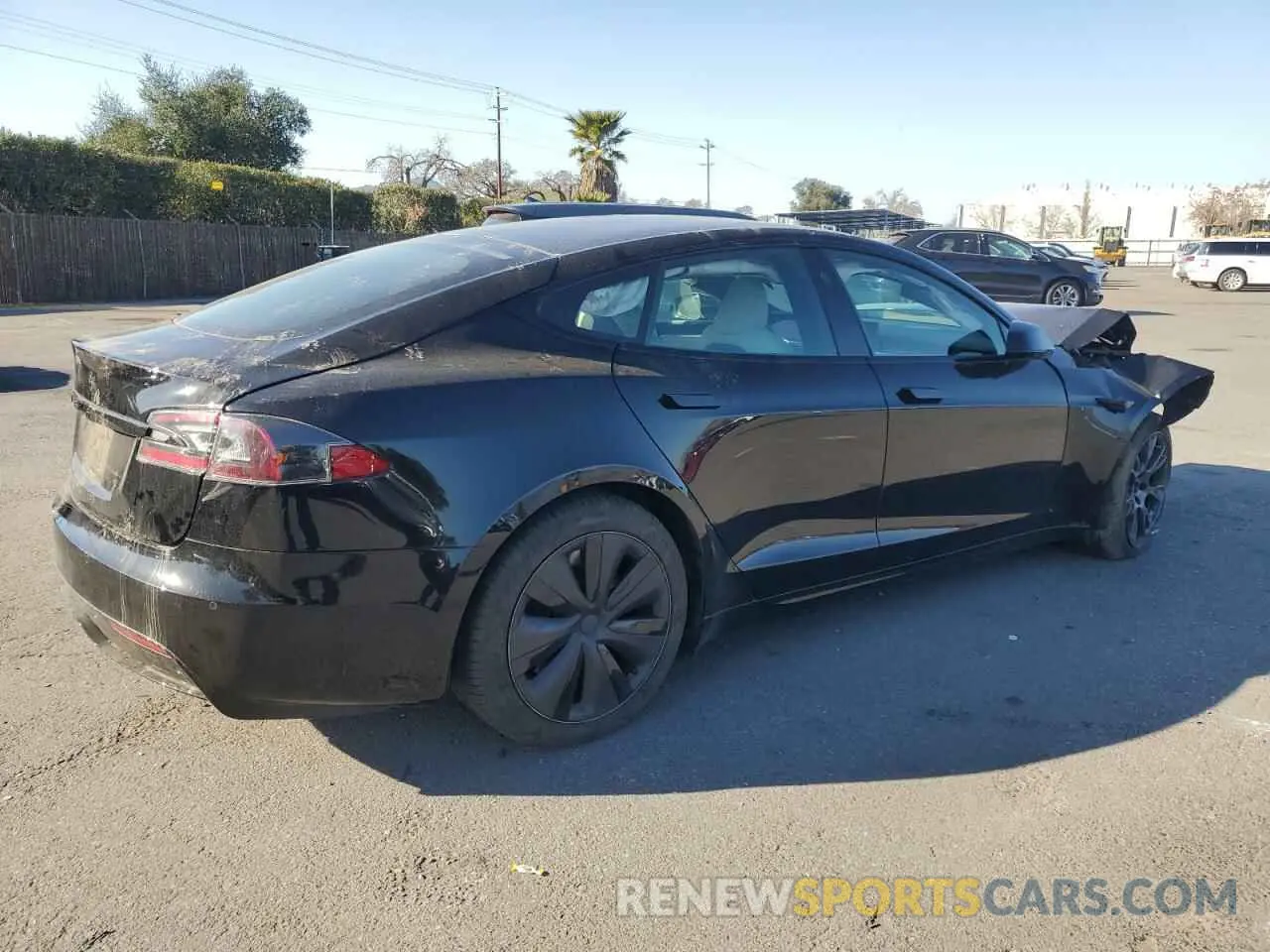 3 Photograph of a damaged car 5YJSA1E59NF460010 TESLA MODEL S 2022