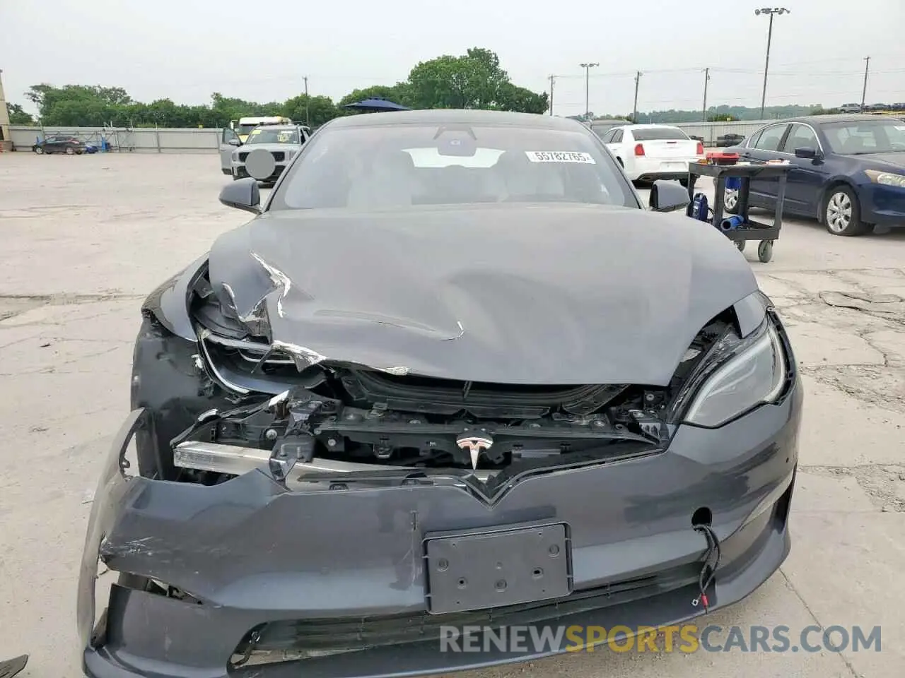 5 Фотография поврежденного автомобиля 5YJSA1E59NF474103 TESLA MODEL S 2022