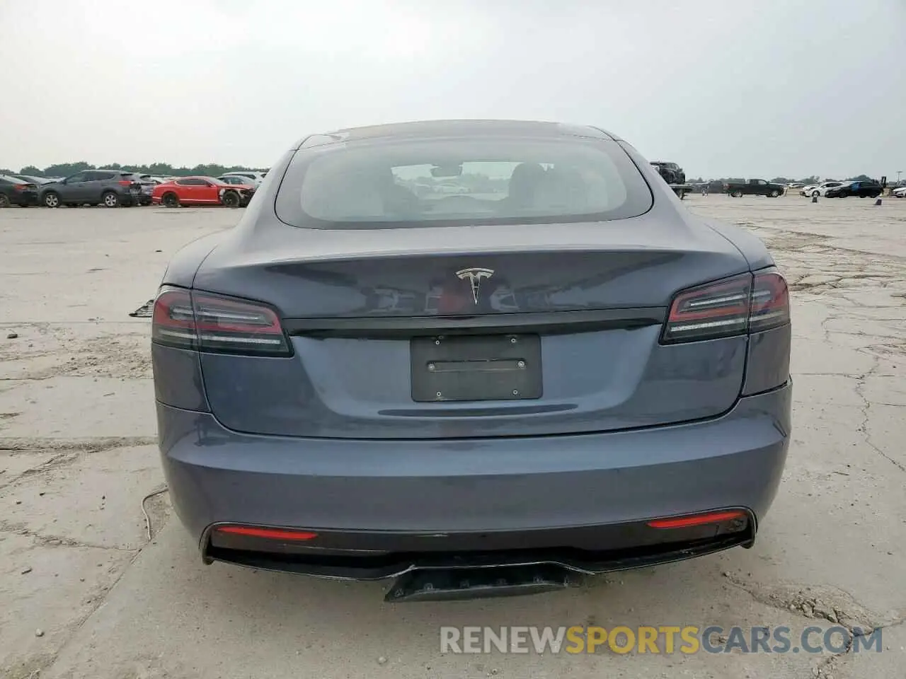 6 Фотография поврежденного автомобиля 5YJSA1E59NF474103 TESLA MODEL S 2022