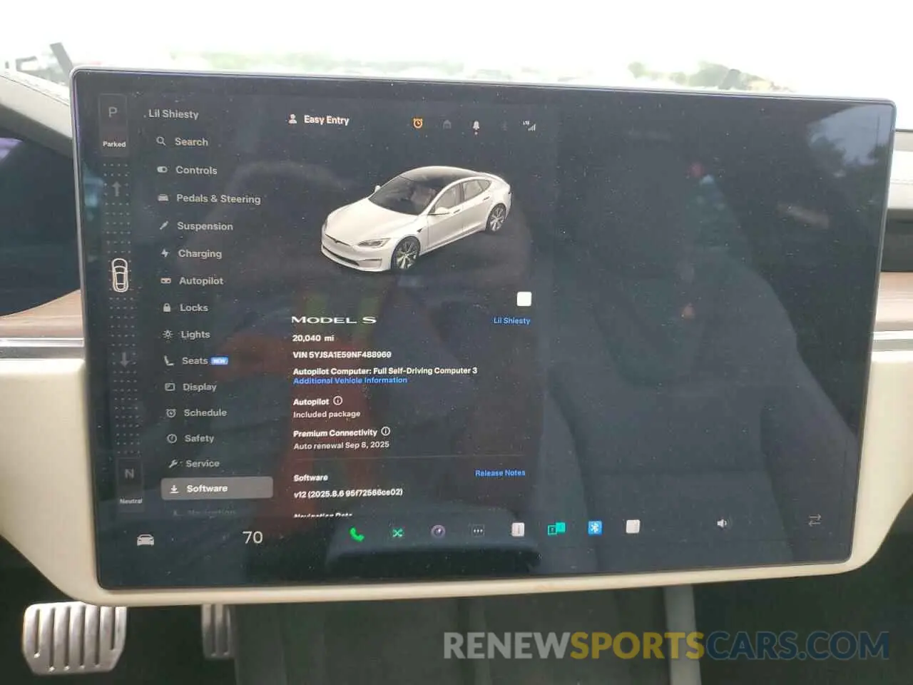 9 Фотография поврежденного автомобиля 5YJSA1E59NF488969 TESLA MODEL S 2022