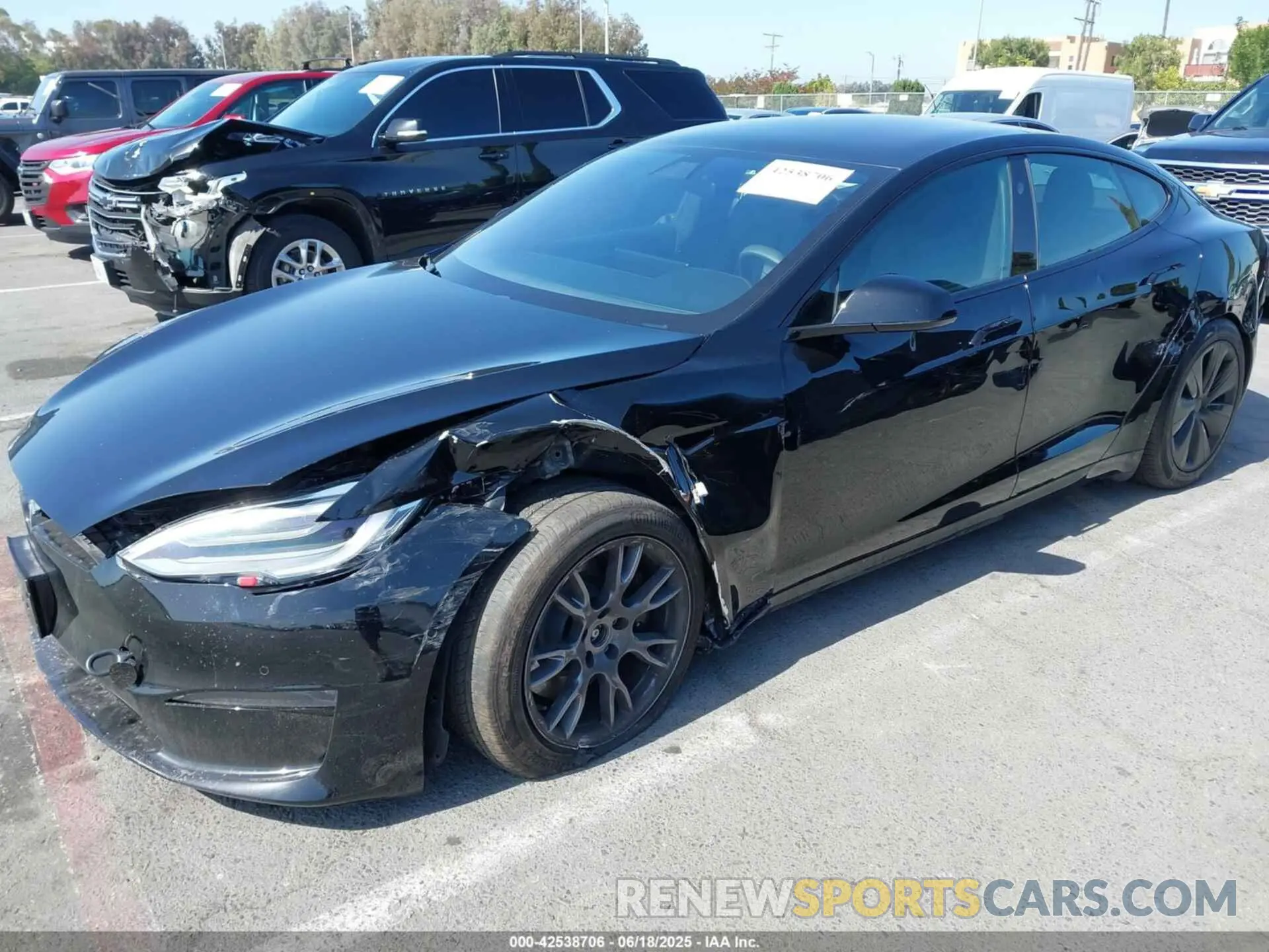 6 Фотография поврежденного автомобиля 5YJSA1E5XNF467435 TESLA MODEL S 2022
