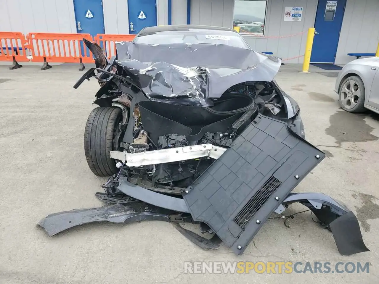5 Фотография поврежденного автомобиля 5YJSA1E5XNF474238 TESLA MODEL S 2022