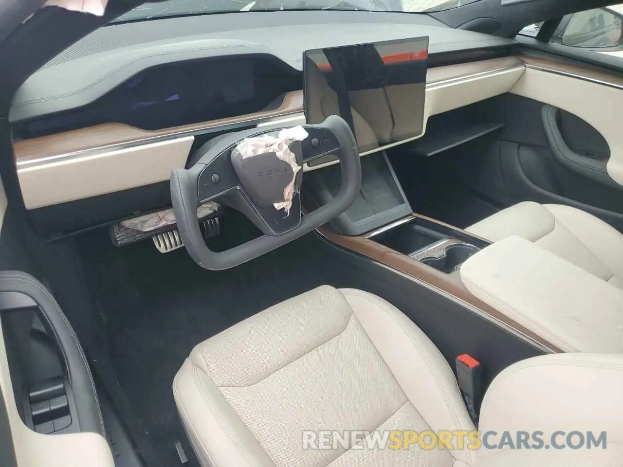 8 Фотография поврежденного автомобиля 5YJSA1E5XNF474238 TESLA MODEL S 2022
