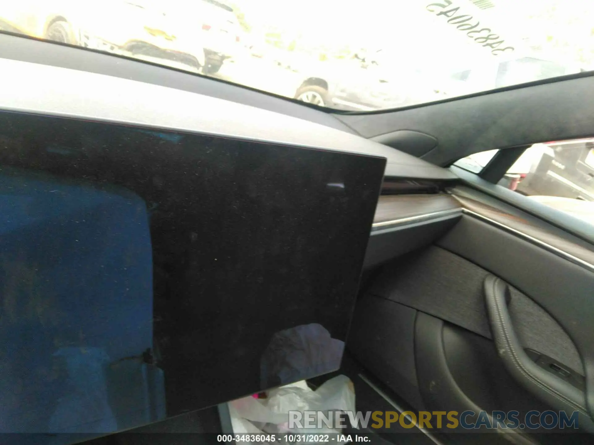 7 Photograph of a damaged car 5YJSA1E5XNF486423 TESLA MODEL S 2022