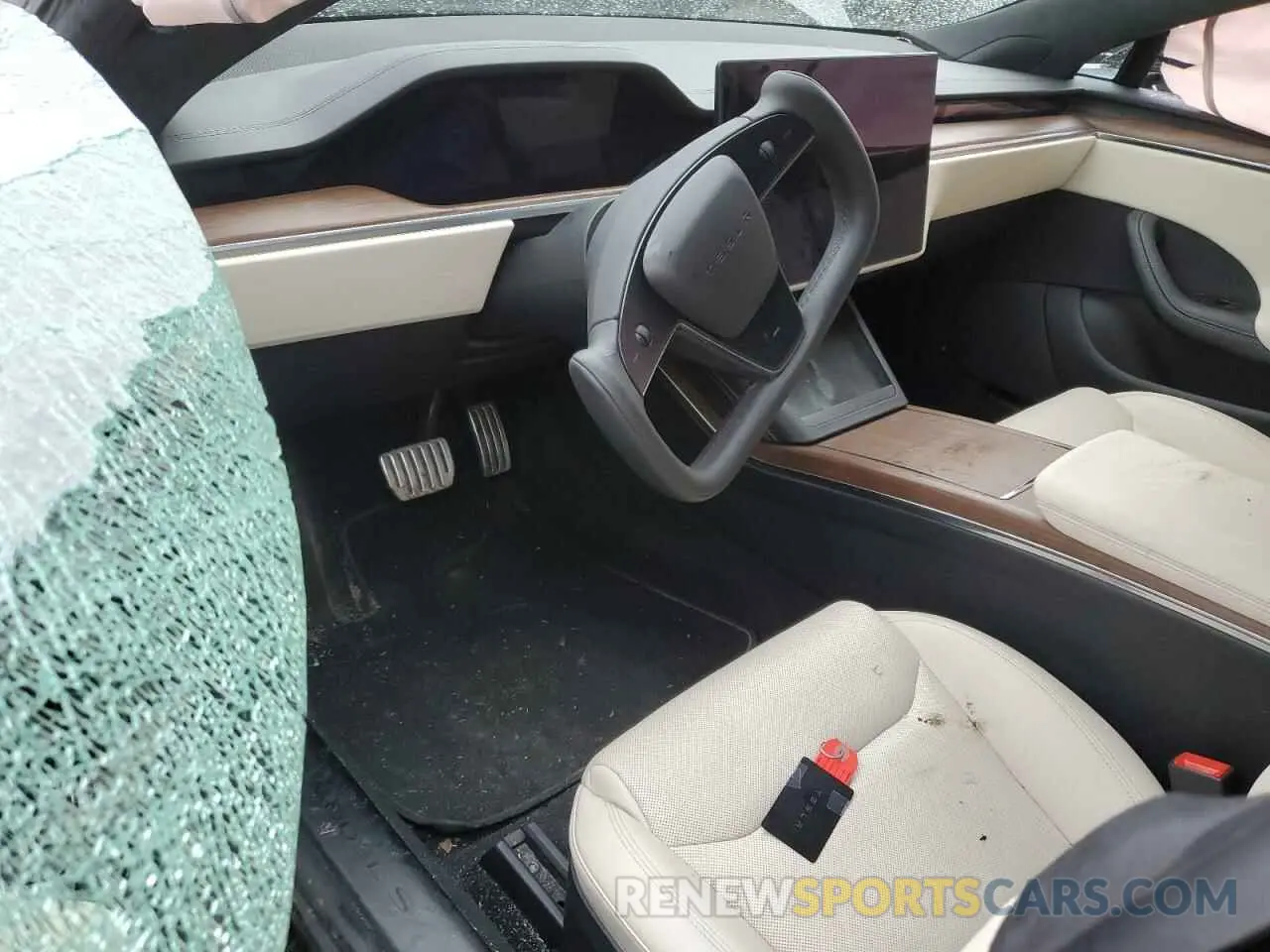 8 Фотография поврежденного автомобиля 5YJSA1E5XNF490116 TESLA MODEL S 2022