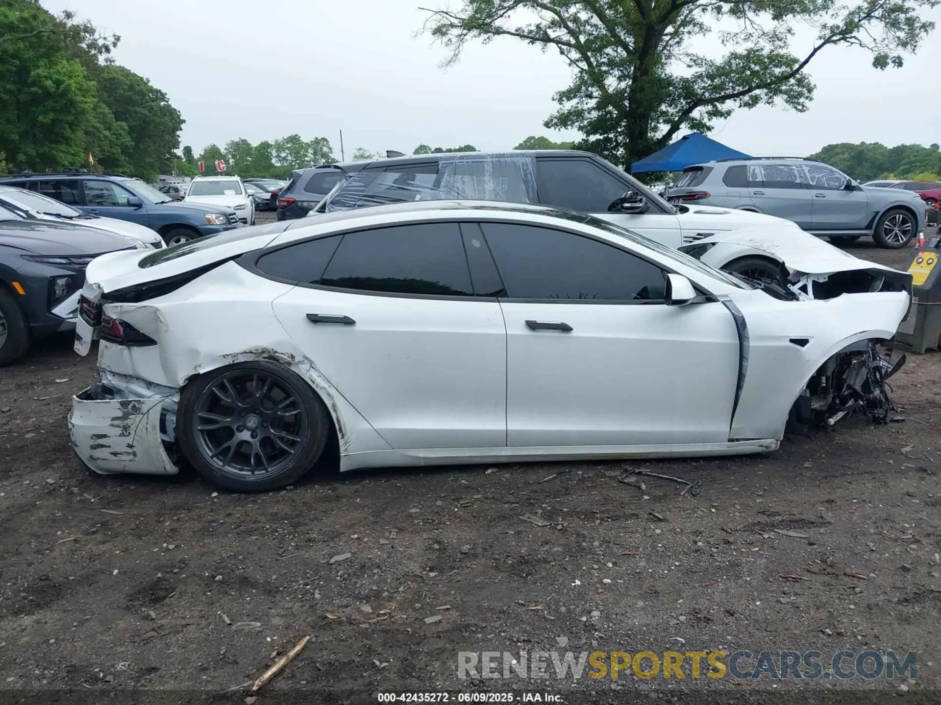 13 Фотография поврежденного автомобиля 5YJSA1E62NF487719 TESLA MODEL S 2022