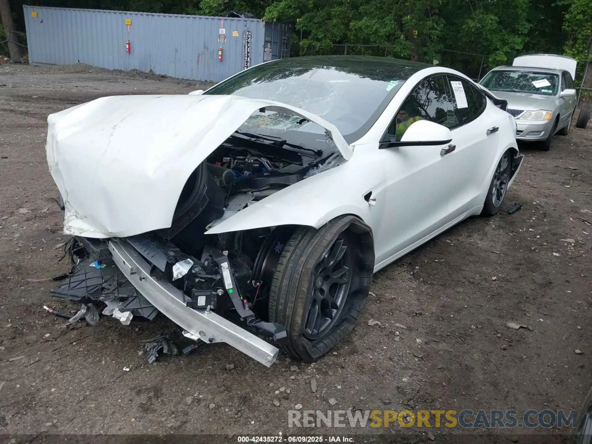2 Фотография поврежденного автомобиля 5YJSA1E62NF487719 TESLA MODEL S 2022