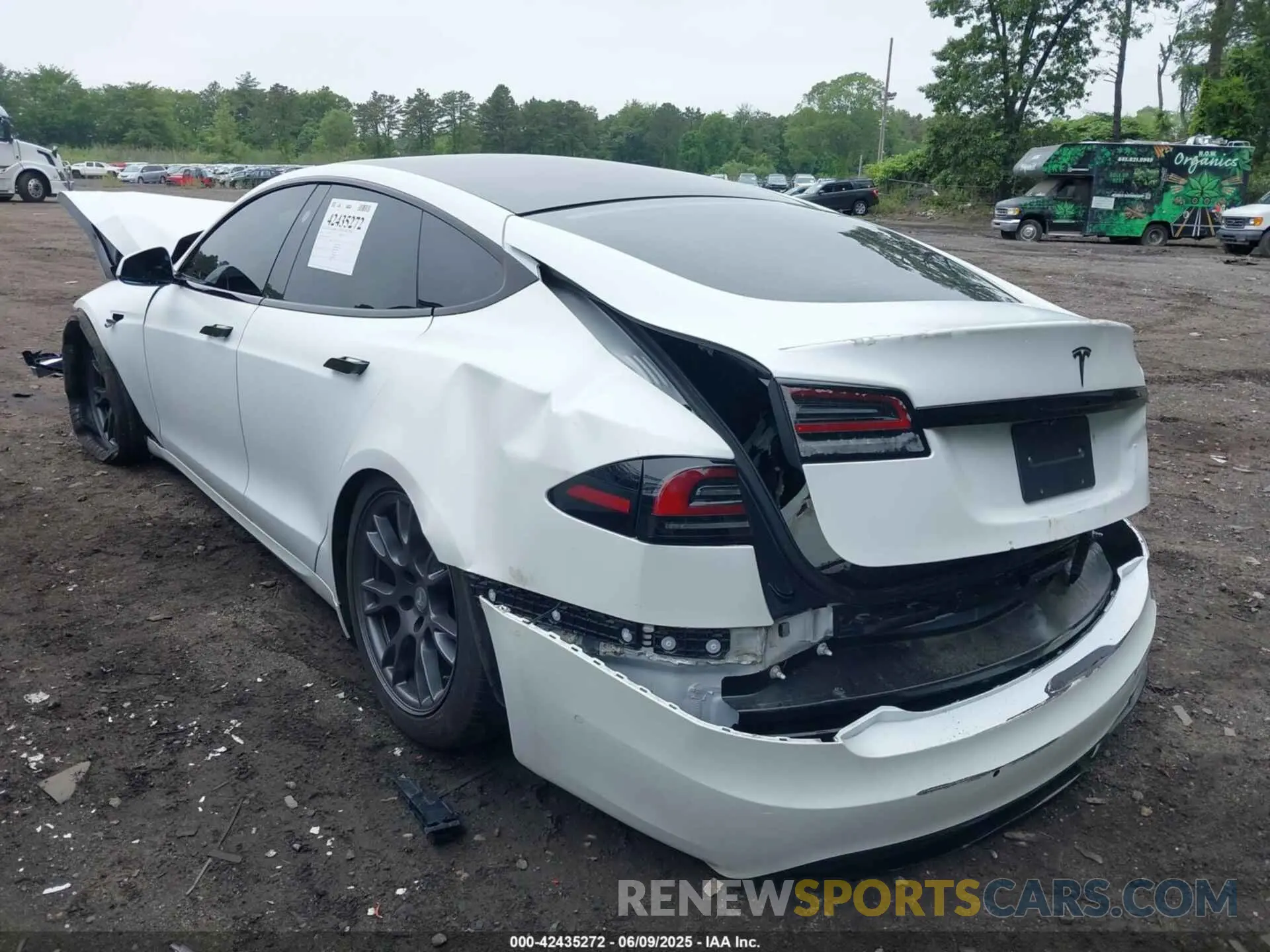 3 Фотография поврежденного автомобиля 5YJSA1E62NF487719 TESLA MODEL S 2022