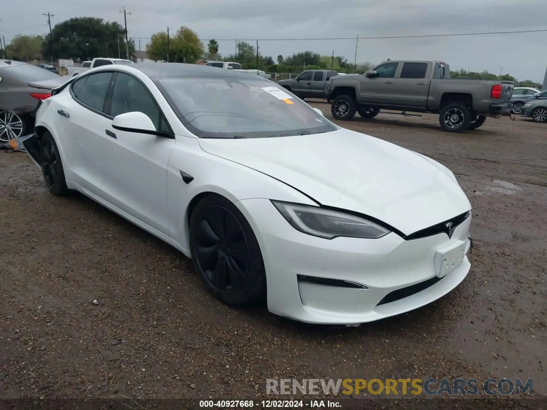 1 Photograph of a damaged car 5YJSA1E64NF496812 TESLA MODEL S 2022