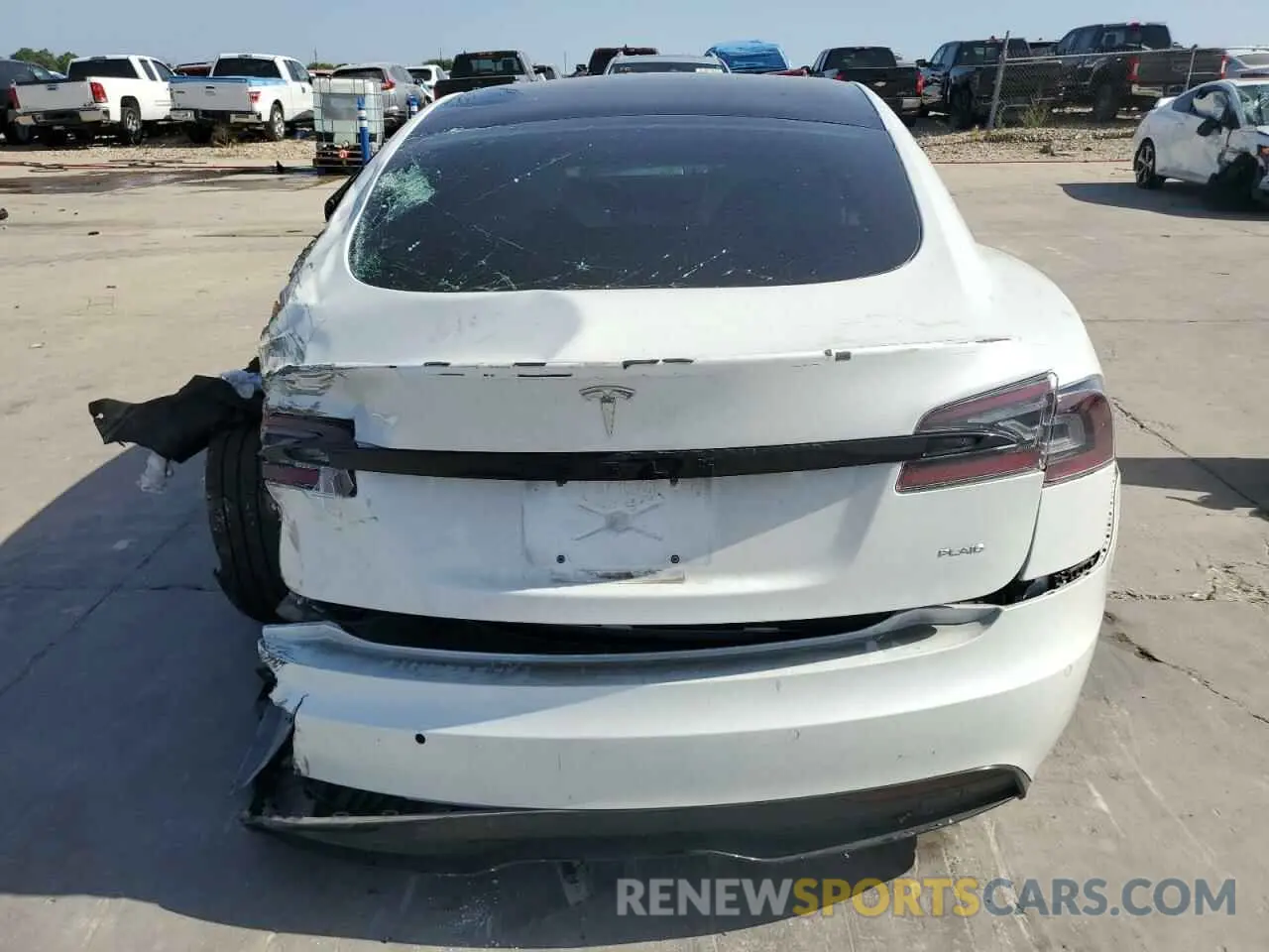 6 Фотография поврежденного автомобиля 5YJSA1E68NF466003 TESLA MODEL S 2022
