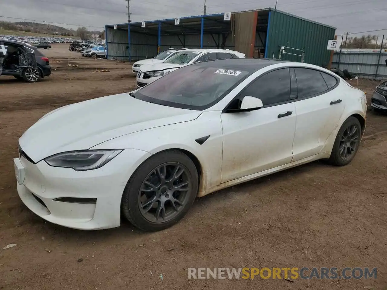 1 Фотография поврежденного автомобиля 5YJSA1E69NF461067 TESLA MODEL S 2022