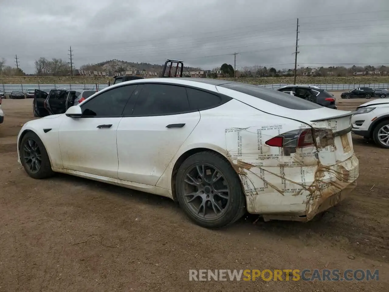2 Фотография поврежденного автомобиля 5YJSA1E69NF461067 TESLA MODEL S 2022