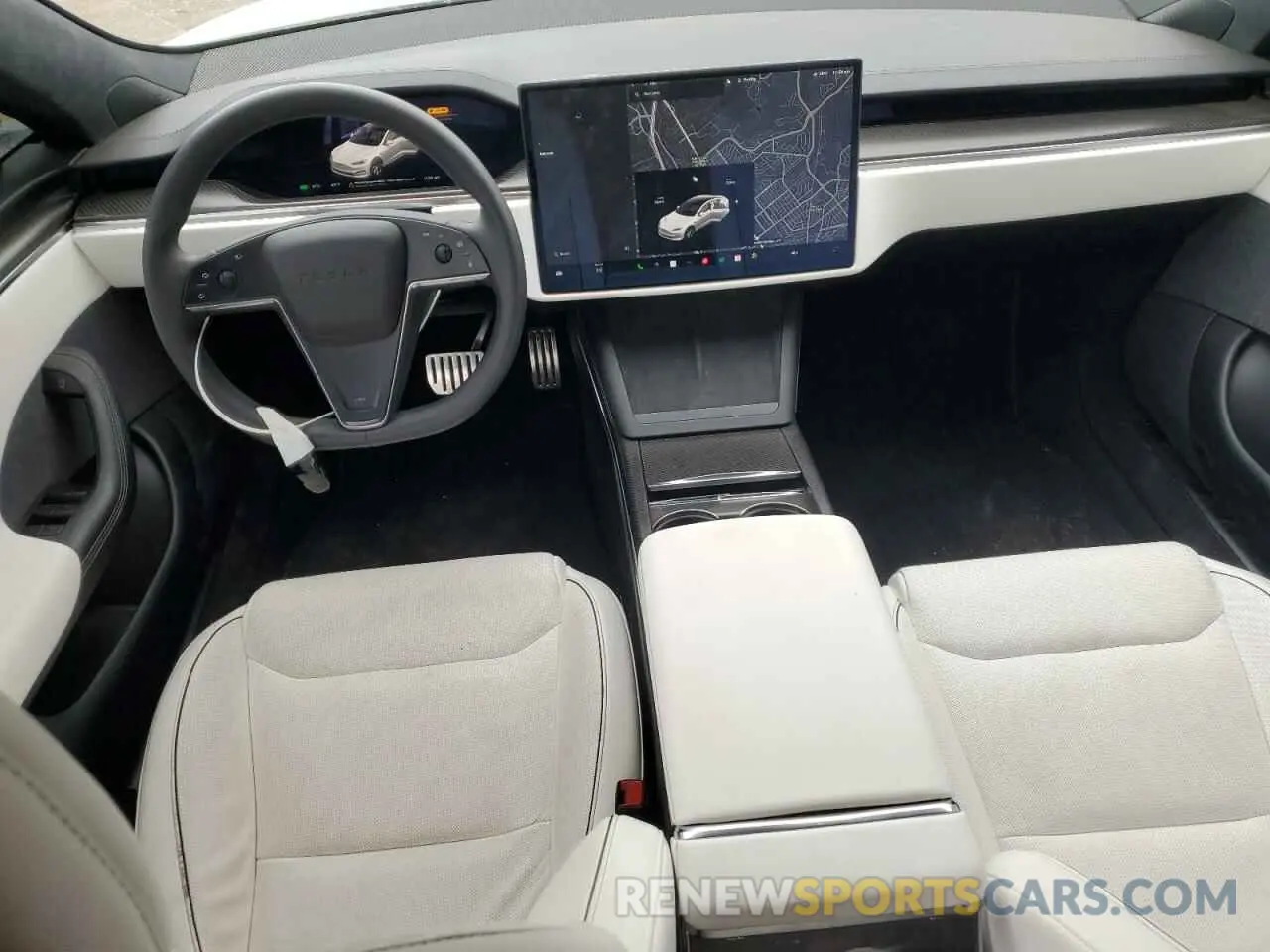 8 Фотография поврежденного автомобиля 5YJSA1E69NF461067 TESLA MODEL S 2022