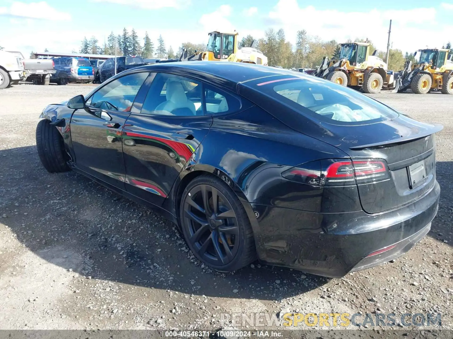 3 Photograph of a damaged car 5YJSA1E6XNF496698 TESLA MODEL S 2022
