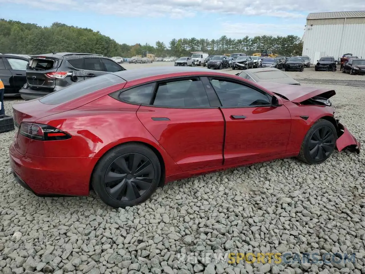 3 Photograph of a damaged car 5YJSA1E51PF525662 TESLA MODEL S 2023