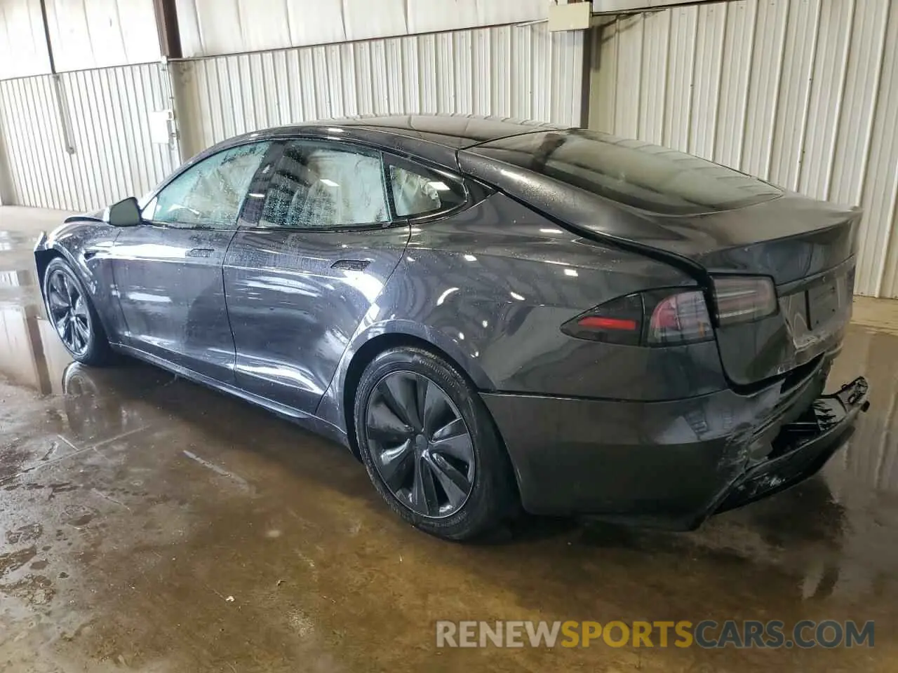 2 Photograph of a damaged car 5YJSA1E52PF527601 TESLA MODEL S 2023