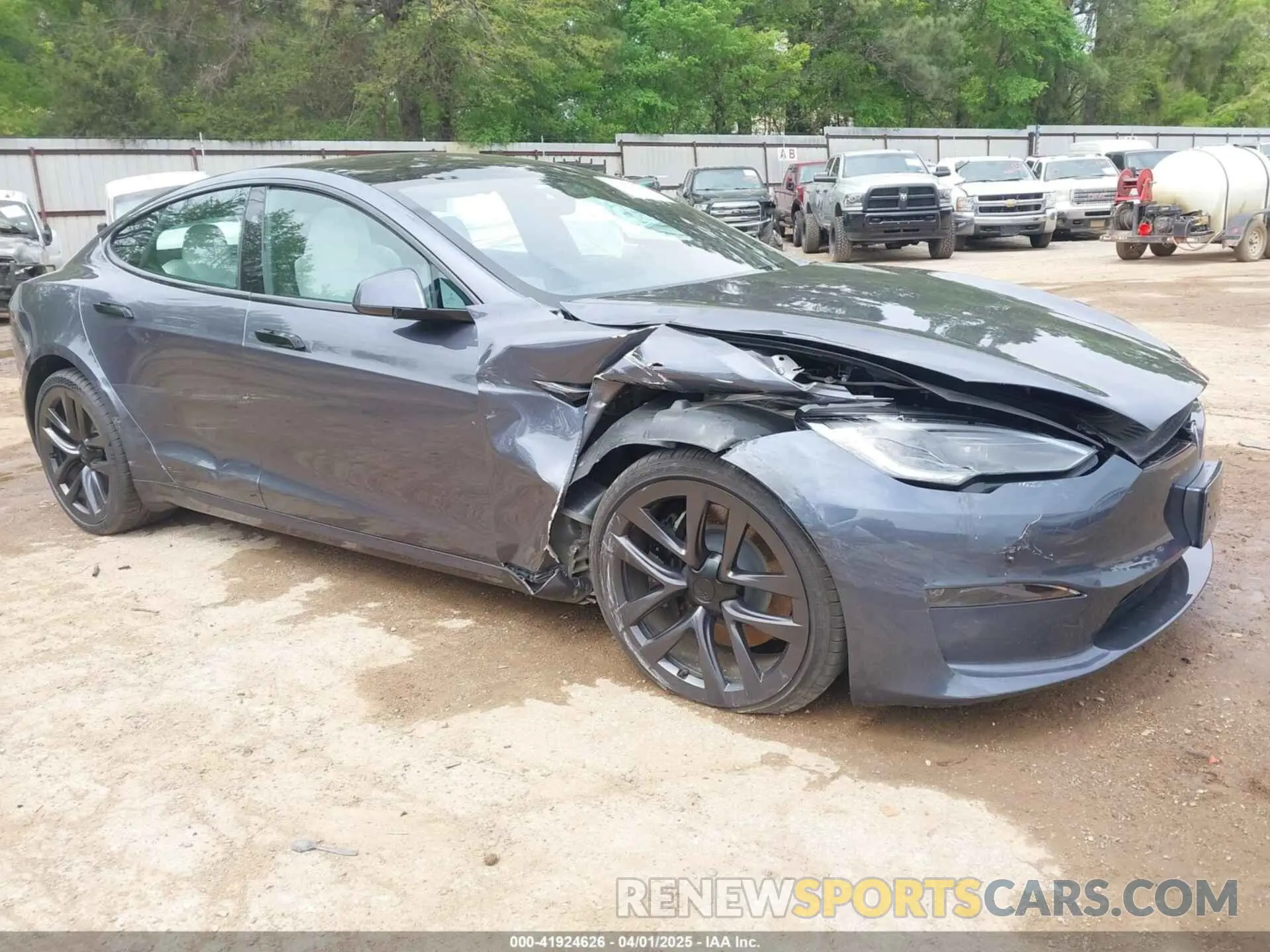 1 Photograph of a damaged car 5YJSA1E53PF511231 TESLA MODEL S 2023