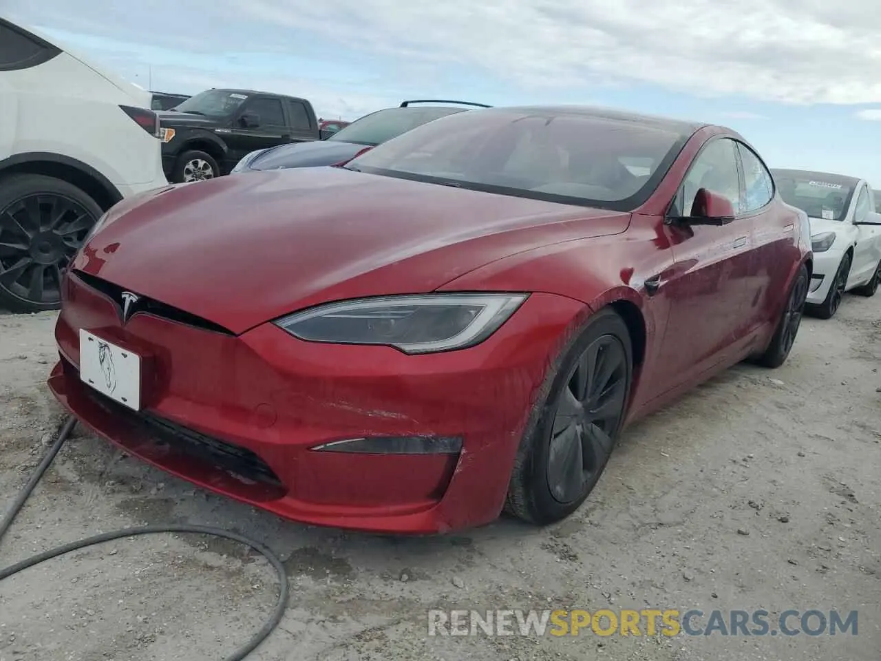 1 Фотография поврежденного автомобиля 5YJSA1E53PF521709 TESLA MODEL S 2023