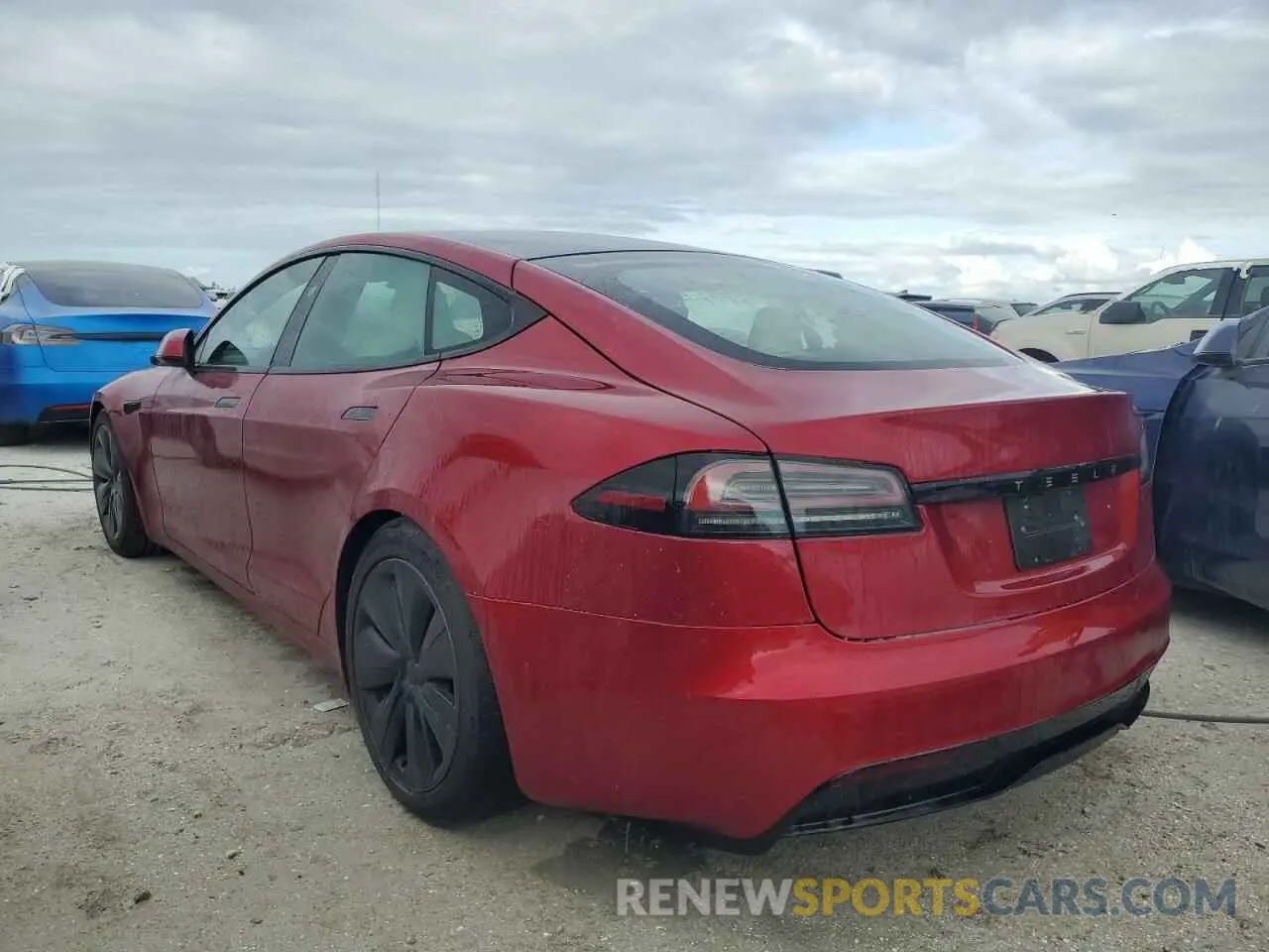 2 Фотография поврежденного автомобиля 5YJSA1E53PF521709 TESLA MODEL S 2023