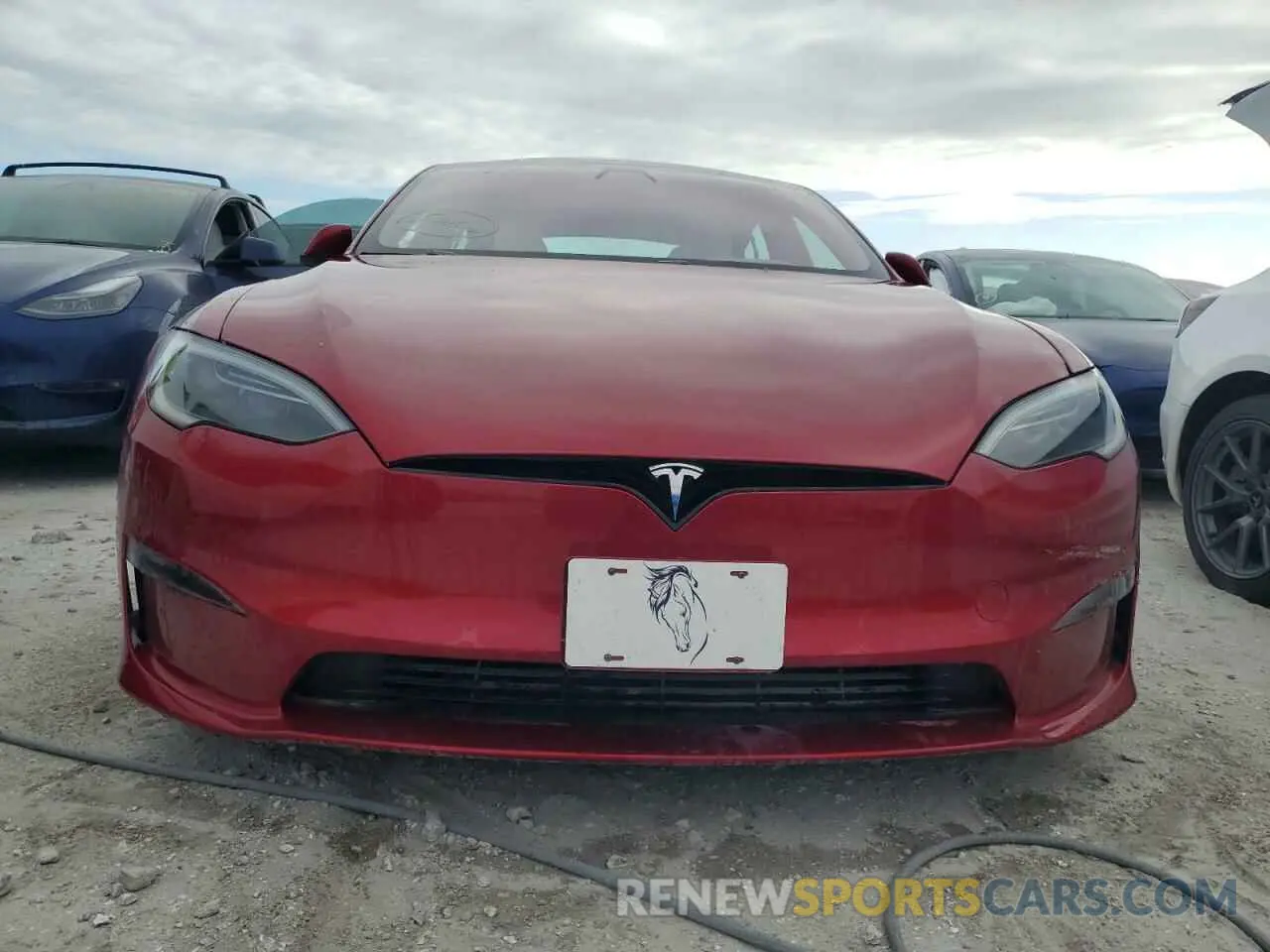 5 Фотография поврежденного автомобиля 5YJSA1E53PF521709 TESLA MODEL S 2023