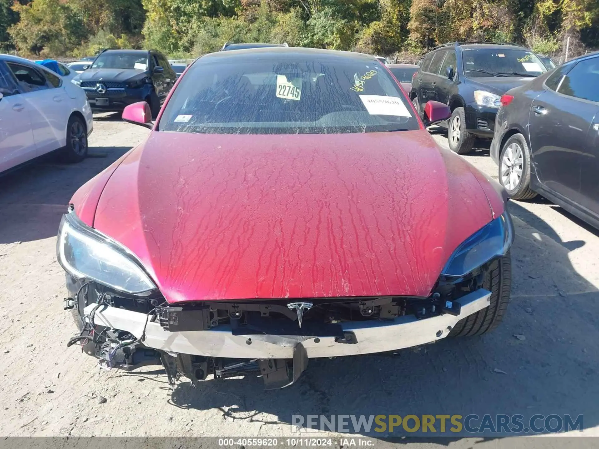 12 Photograph of a damaged car 5YJSA1E53PF523735 TESLA MODEL S 2023