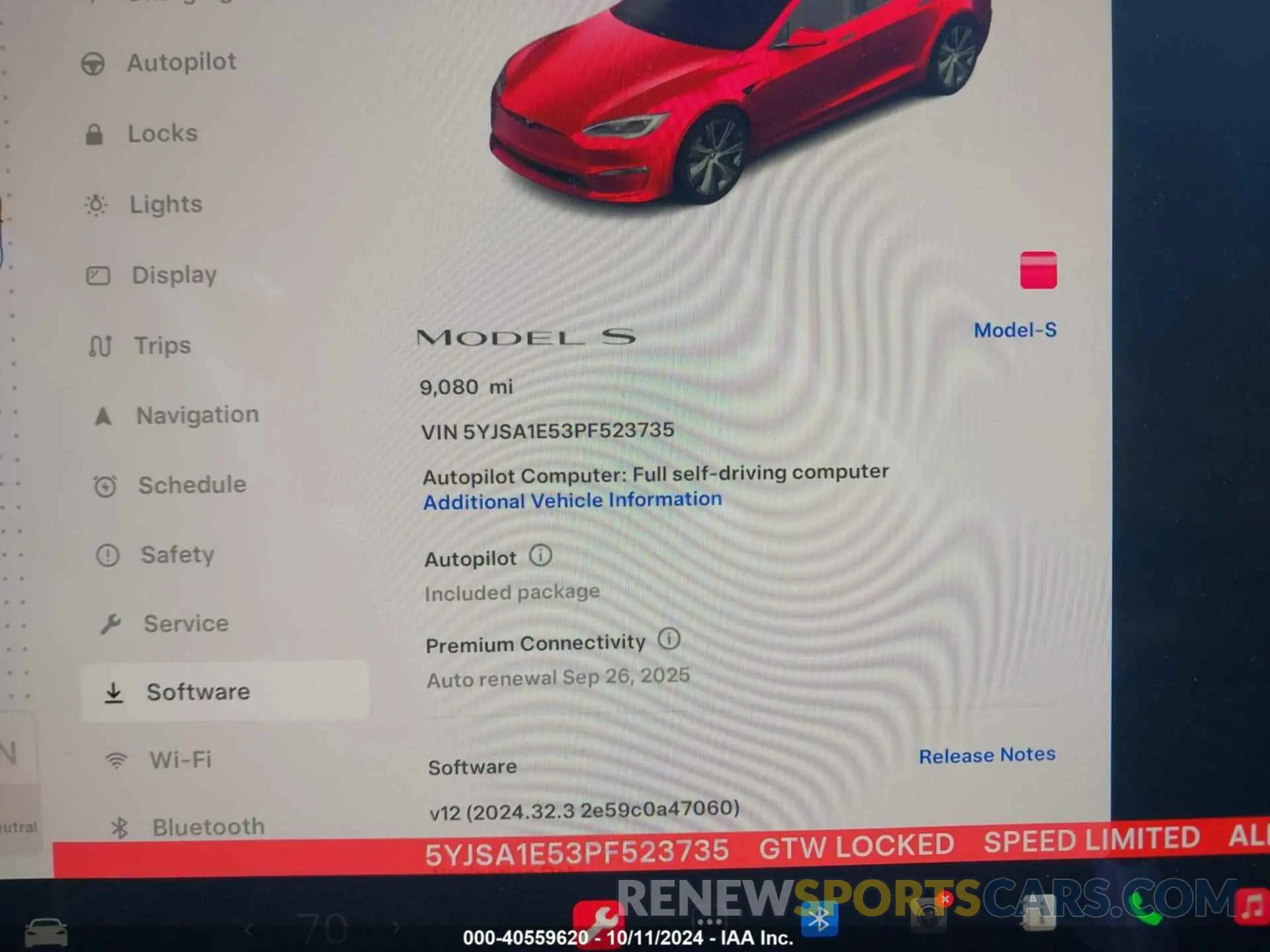 7 Photograph of a damaged car 5YJSA1E53PF523735 TESLA MODEL S 2023