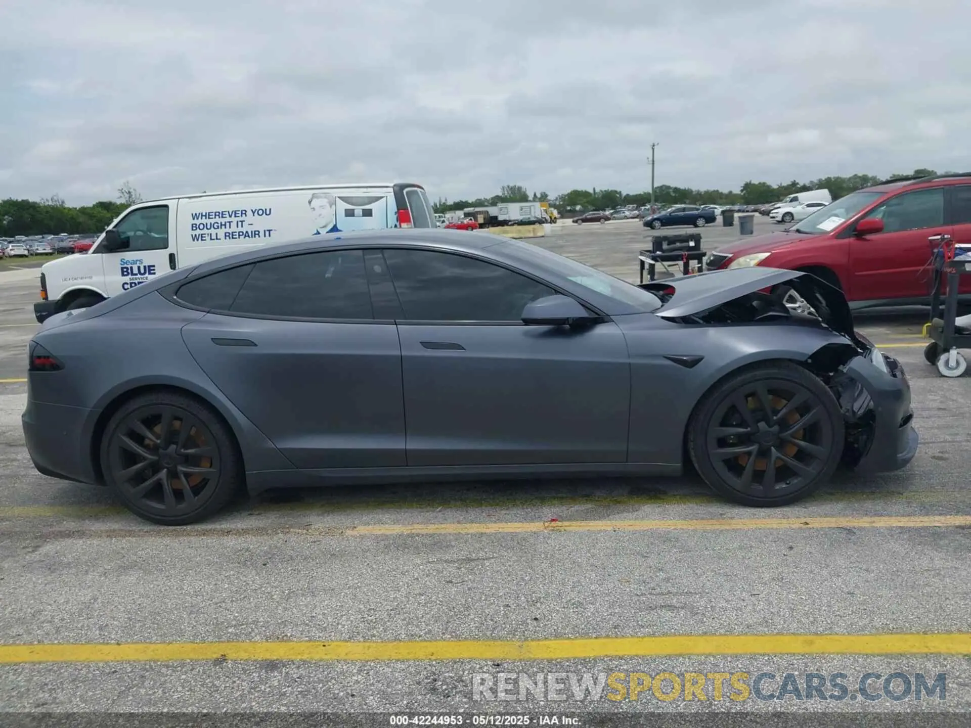 12 Photograph of a damaged car 5YJSA1E54PF501565 TESLA MODEL S 2023