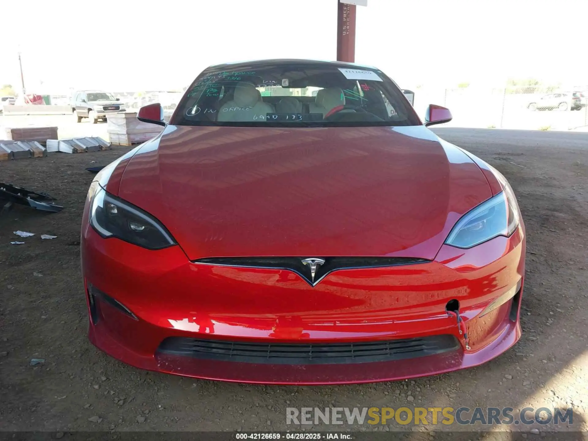 12 Фотография поврежденного автомобиля 5YJSA1E55PF513708 TESLA MODEL S 2023