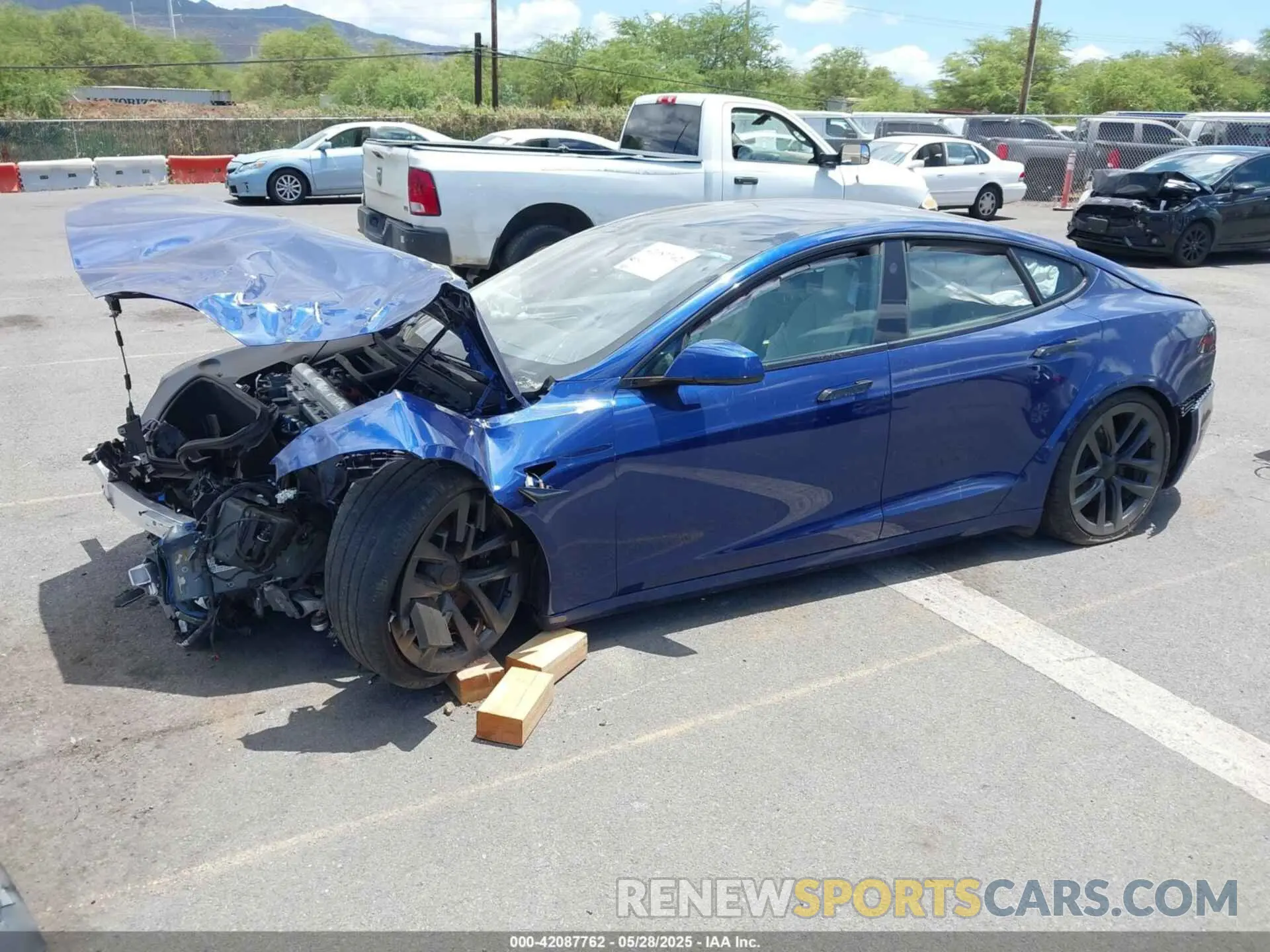 2 Photograph of a damaged car 5YJSA1E56PF500871 TESLA MODEL S 2023