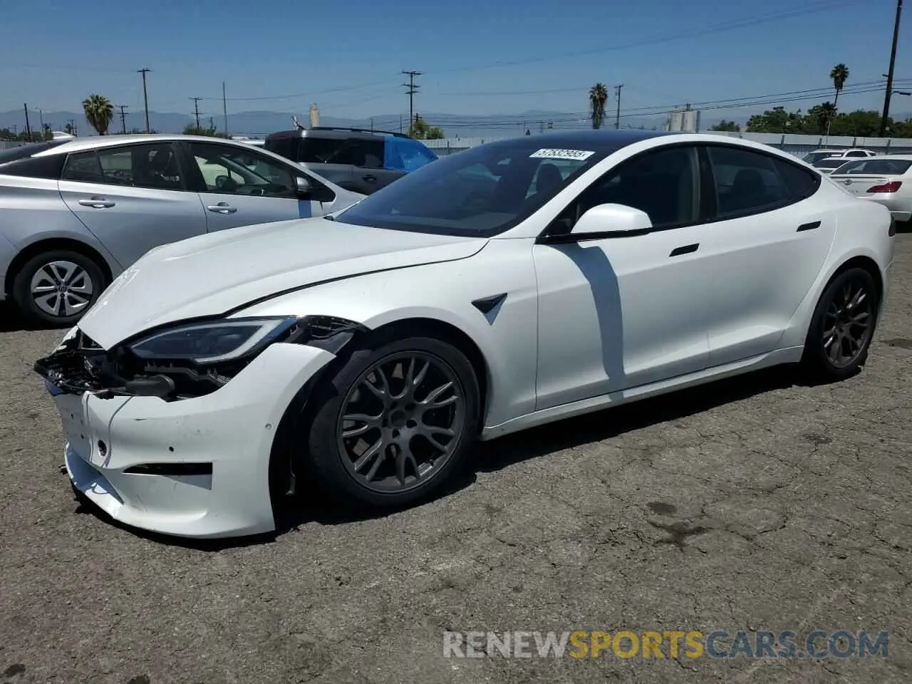 1 Фотография поврежденного автомобиля 5YJSA1E58PF500032 TESLA MODEL S 2023