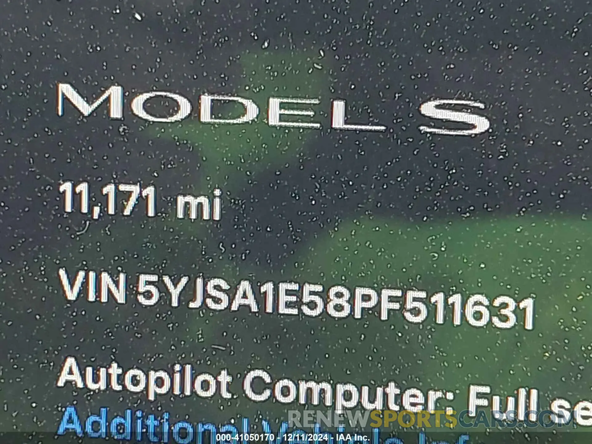 16 Photograph of a damaged car 5YJSA1E58PF511631 TESLA MODEL S 2023