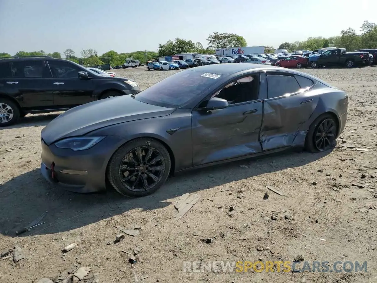 1 Photograph of a damaged car 5YJSA1E58PF526873 TESLA MODEL S 2023