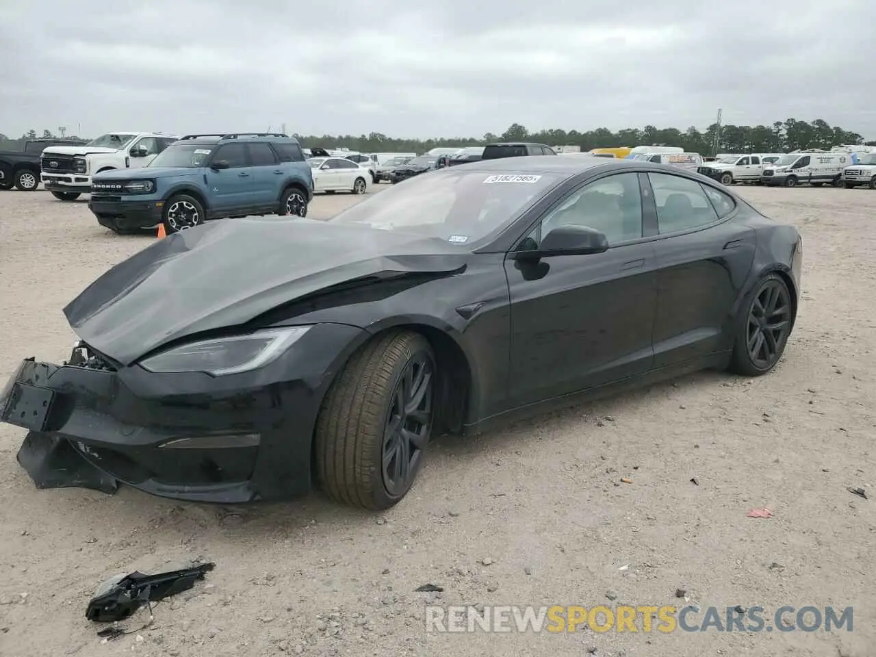1 Photograph of a damaged car 5YJSA1E58PF531166 TESLA MODEL S 2023