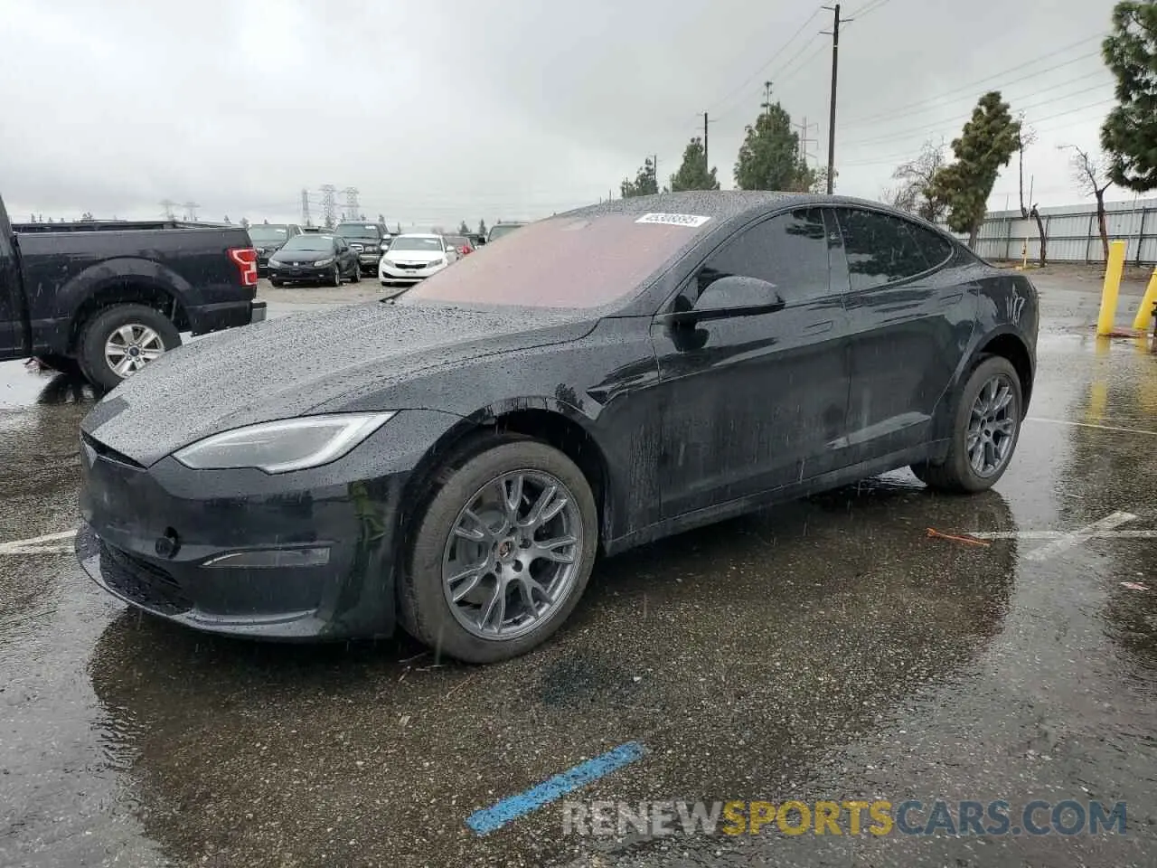 1 Photograph of a damaged car 5YJSA1E59PF514540 TESLA MODEL S 2023