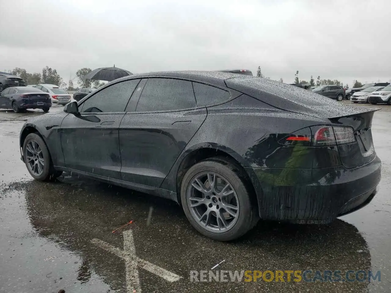 2 Photograph of a damaged car 5YJSA1E59PF514540 TESLA MODEL S 2023