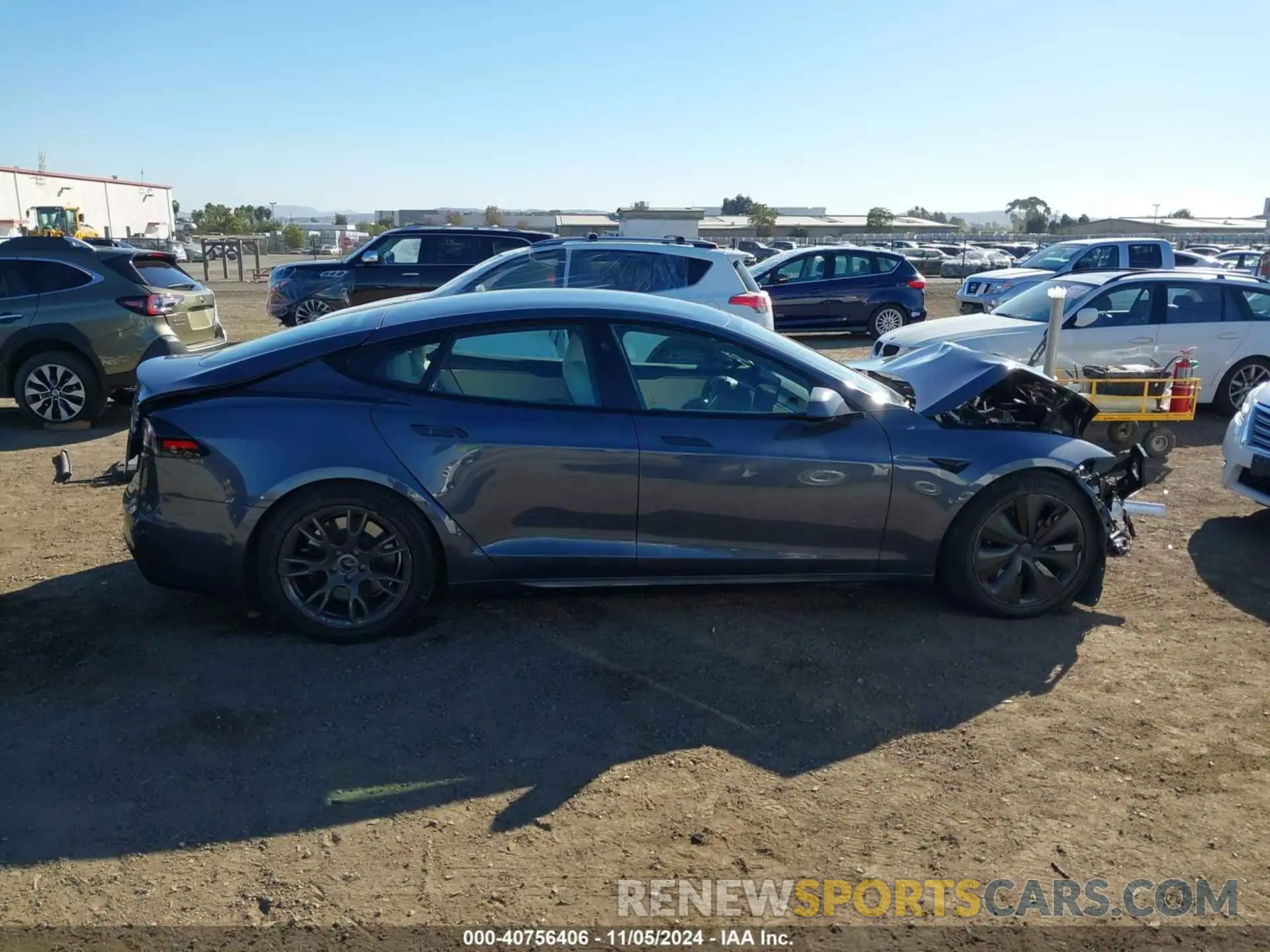 14 Фотография поврежденного автомобиля 5YJSA1E5XPF500341 TESLA MODEL S 2023
