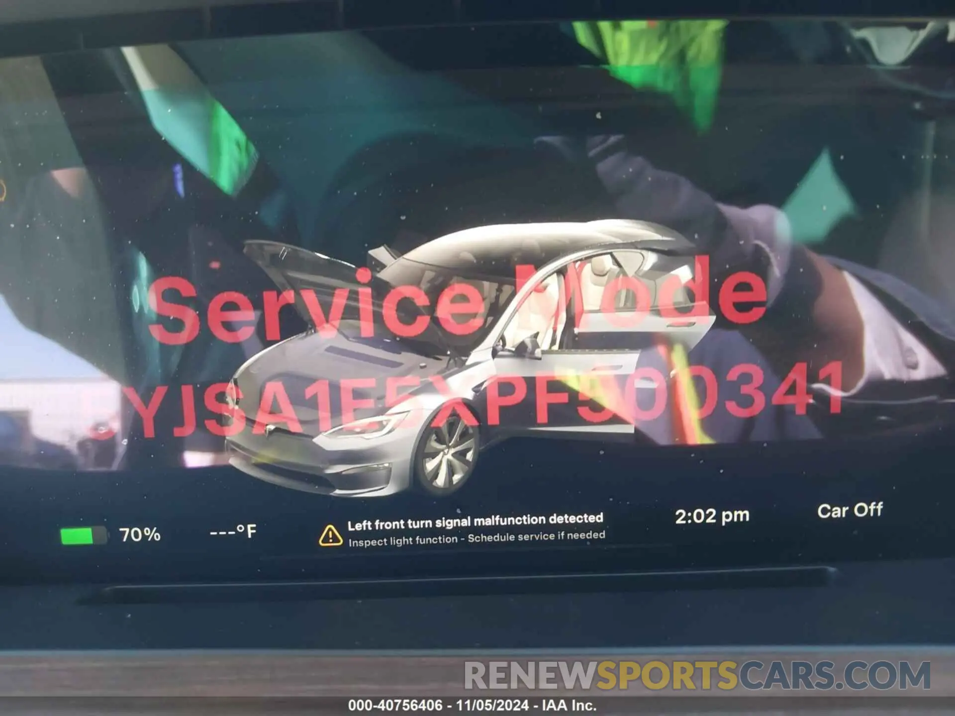 7 Фотография поврежденного автомобиля 5YJSA1E5XPF500341 TESLA MODEL S 2023
