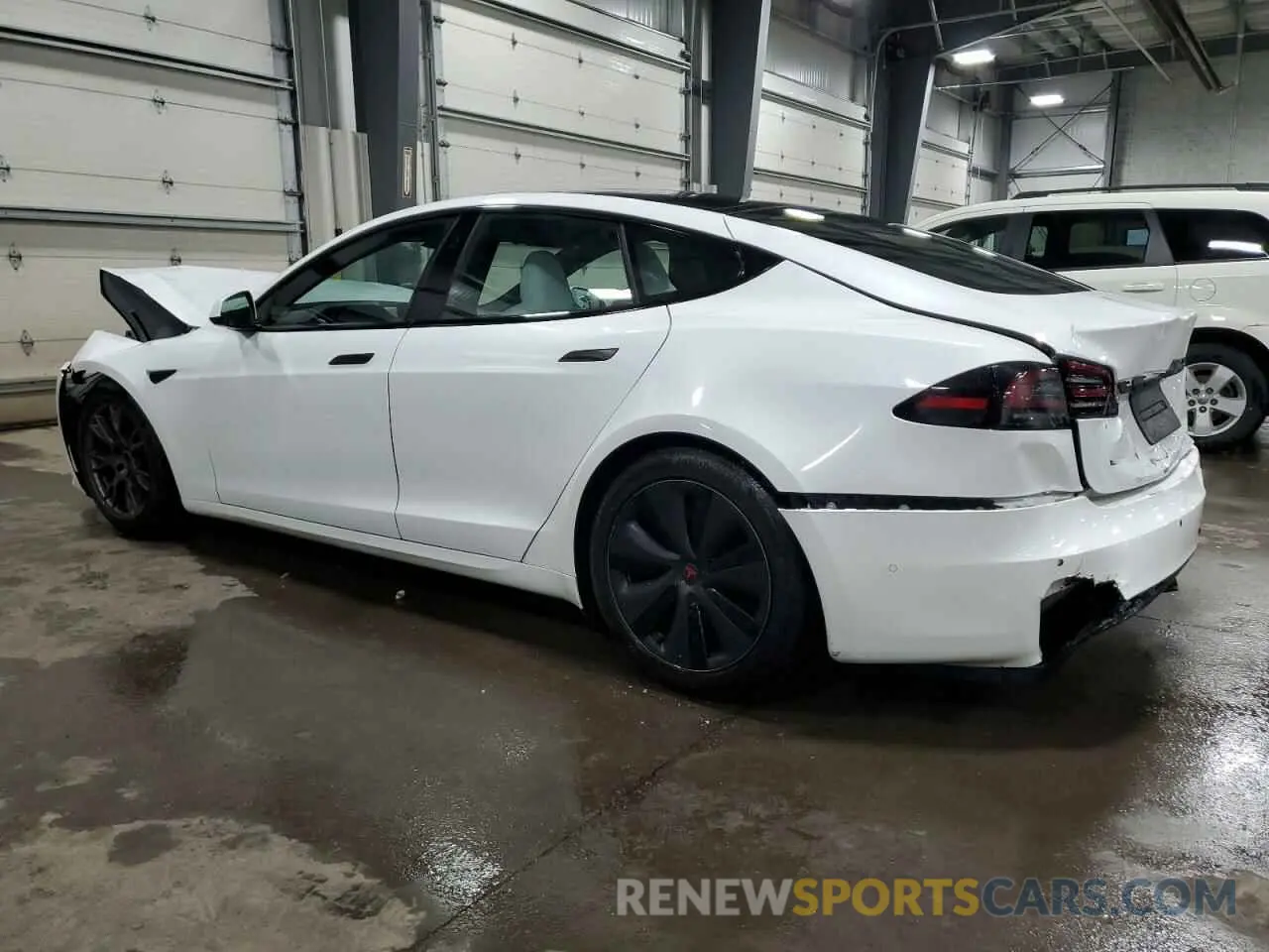 2 Photograph of a damaged car 5YJSA1E5XPF500758 TESLA MODEL S 2023