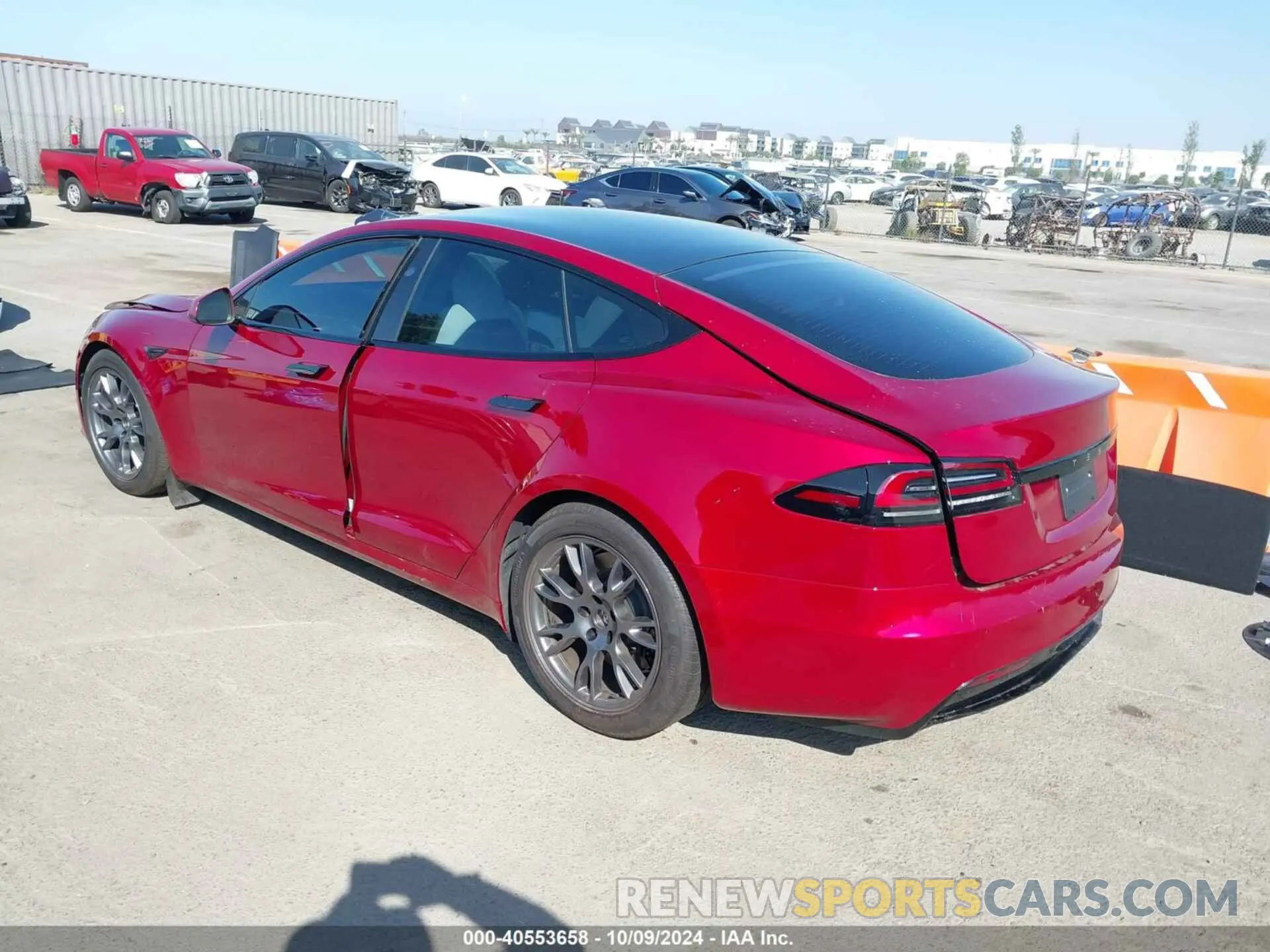 3 Photograph of a damaged car 5YJSA1E5XPF522145 TESLA MODEL S 2023