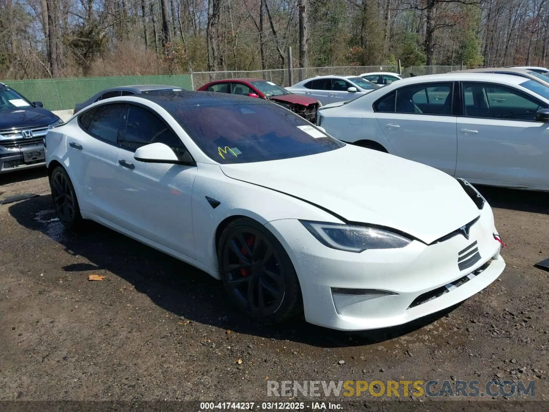 1 Photograph of a damaged car 5YJSA1E60PF518405 TESLA MODEL S 2023