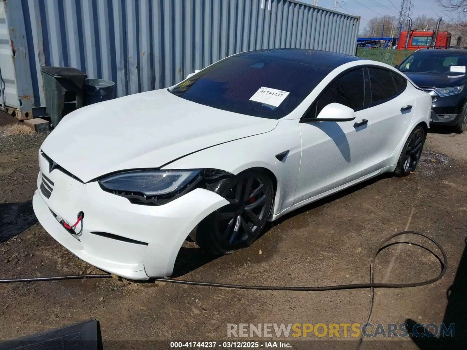 2 Photograph of a damaged car 5YJSA1E60PF518405 TESLA MODEL S 2023