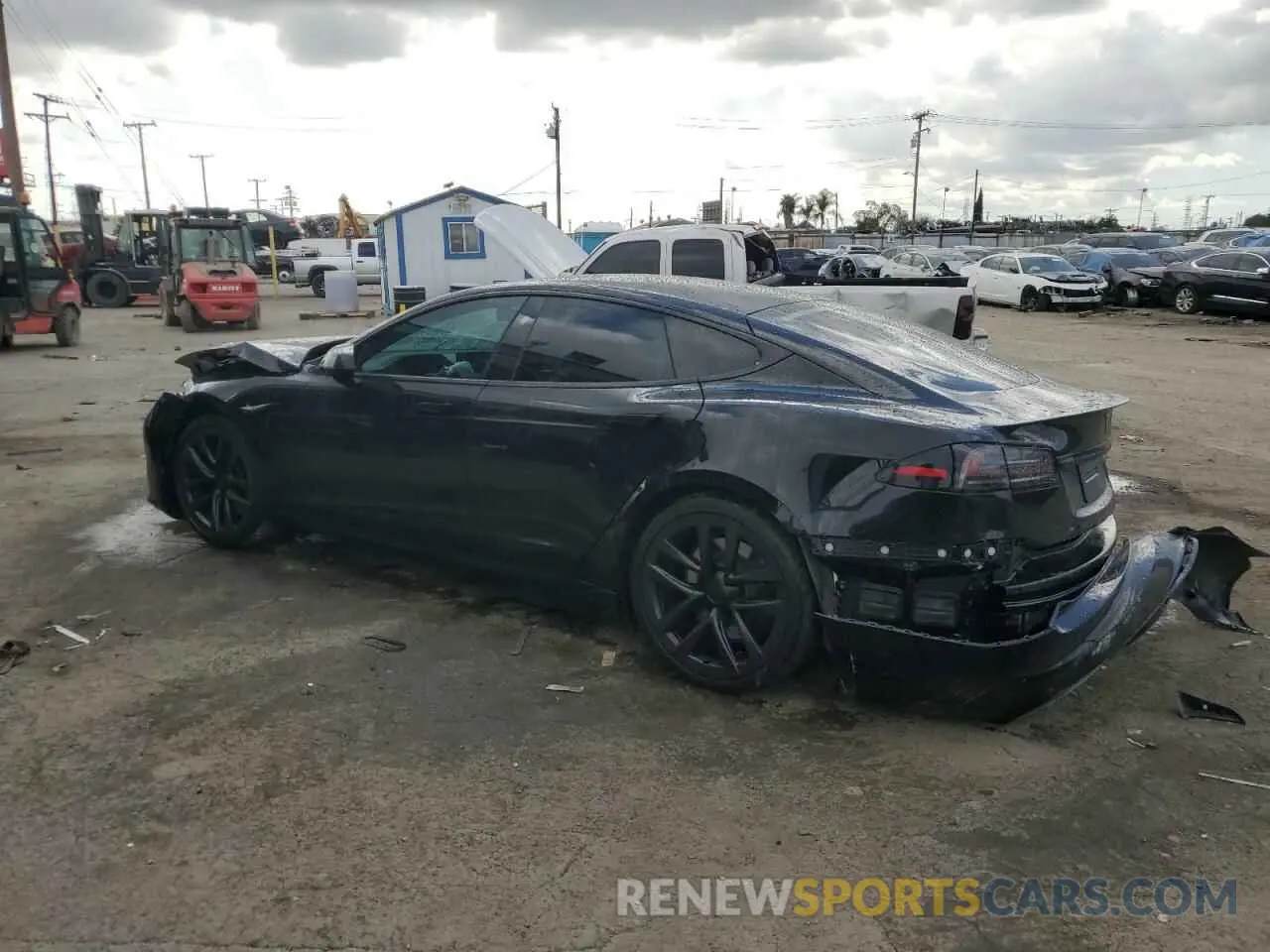 2 Photograph of a damaged car 5YJSA1E63PF498778 TESLA MODEL S 2023