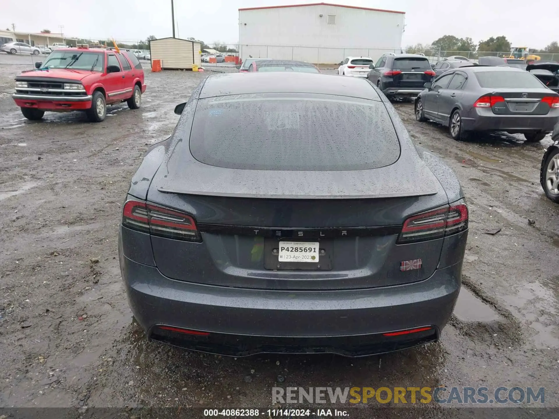 17 Фотография поврежденного автомобиля 5YJSA1E63PF502862 TESLA MODEL S 2023