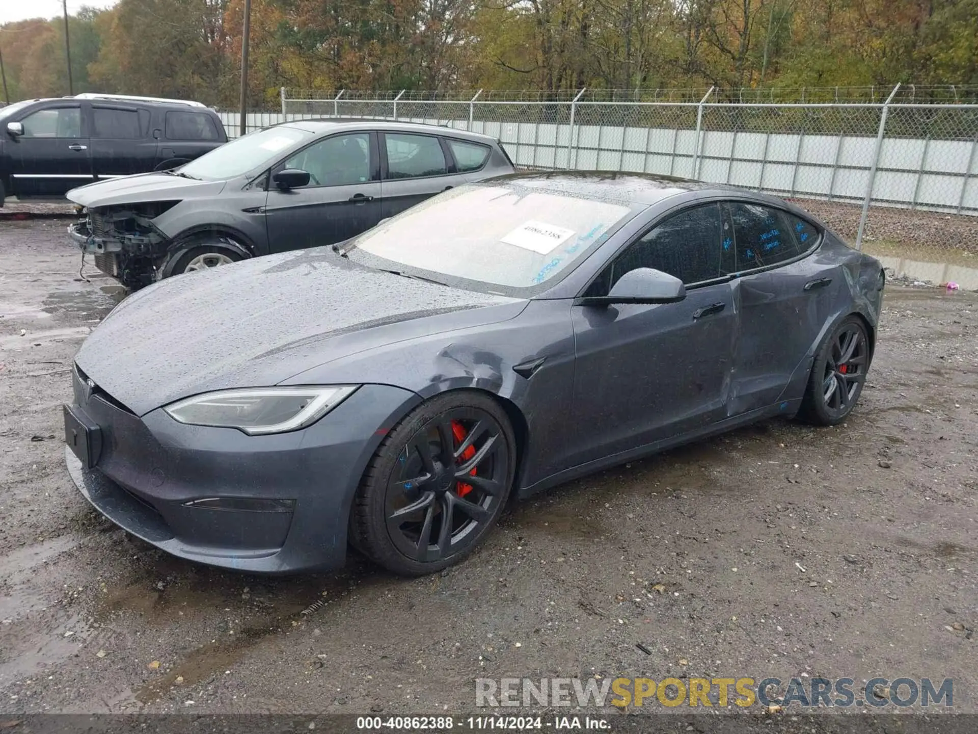 2 Фотография поврежденного автомобиля 5YJSA1E63PF502862 TESLA MODEL S 2023
