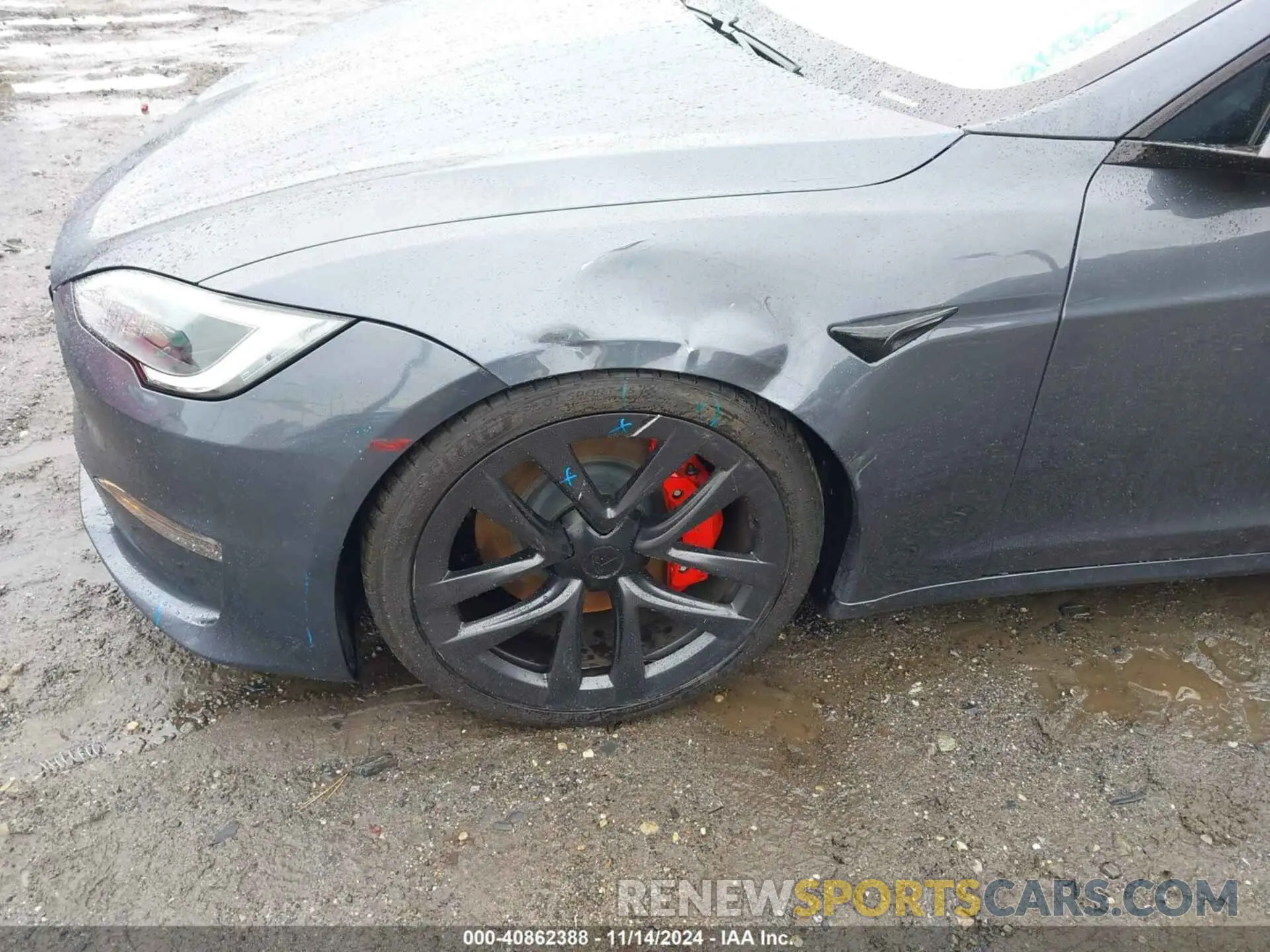 21 Фотография поврежденного автомобиля 5YJSA1E63PF502862 TESLA MODEL S 2023