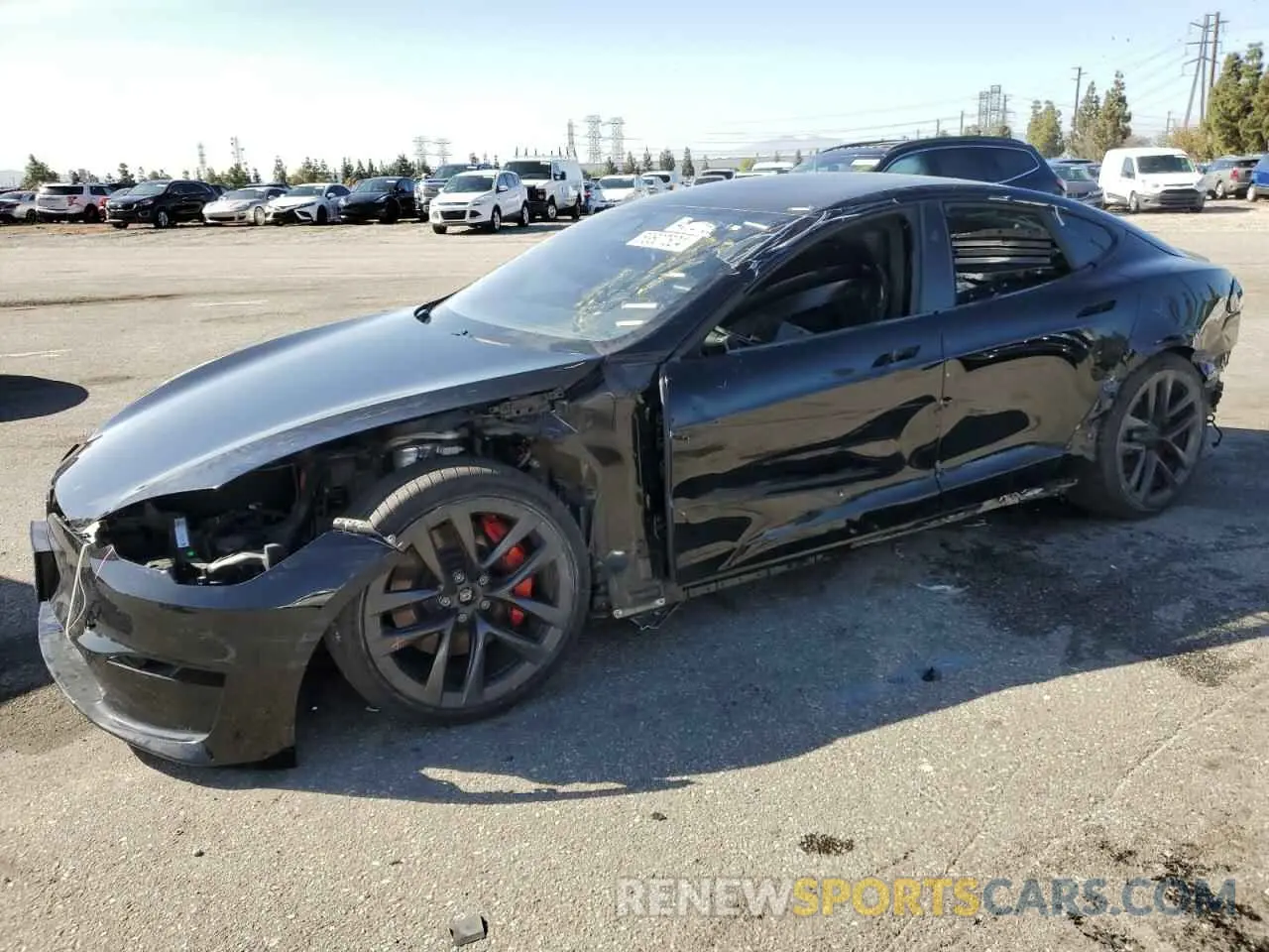 1 Фотография поврежденного автомобиля 5YJSA1E63PF505177 TESLA MODEL S 2023