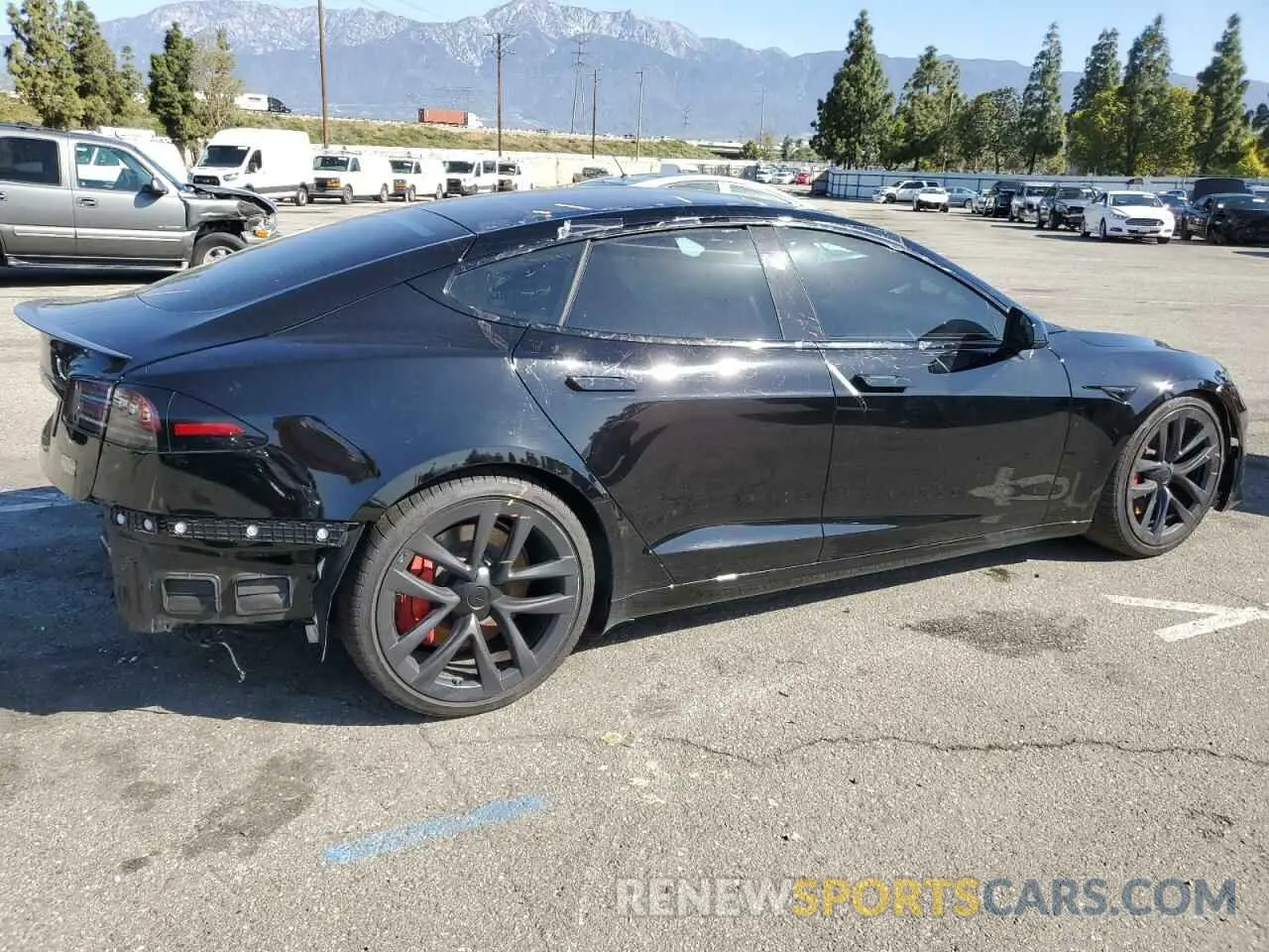 3 Фотография поврежденного автомобиля 5YJSA1E63PF505177 TESLA MODEL S 2023