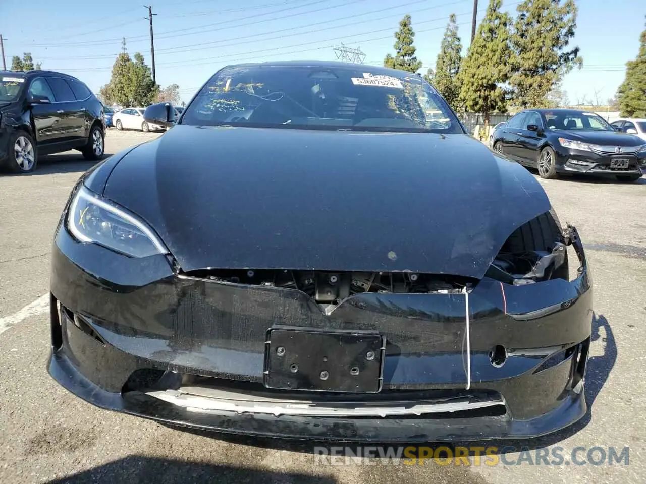 5 Фотография поврежденного автомобиля 5YJSA1E63PF505177 TESLA MODEL S 2023