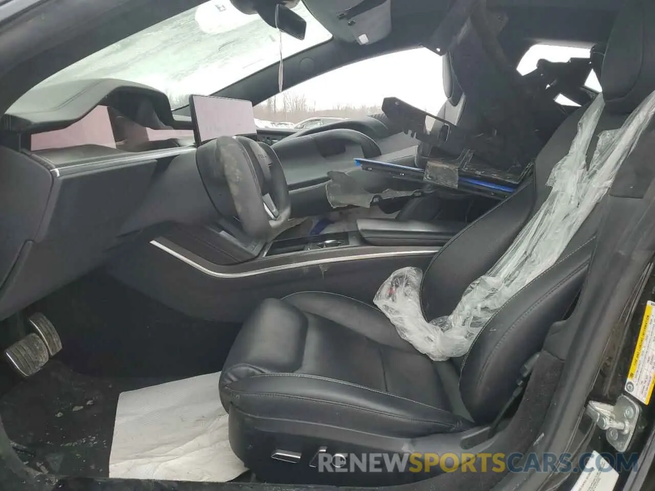 7 Фотография поврежденного автомобиля 5YJSA1E66PF502841 TESLA MODEL S 2023